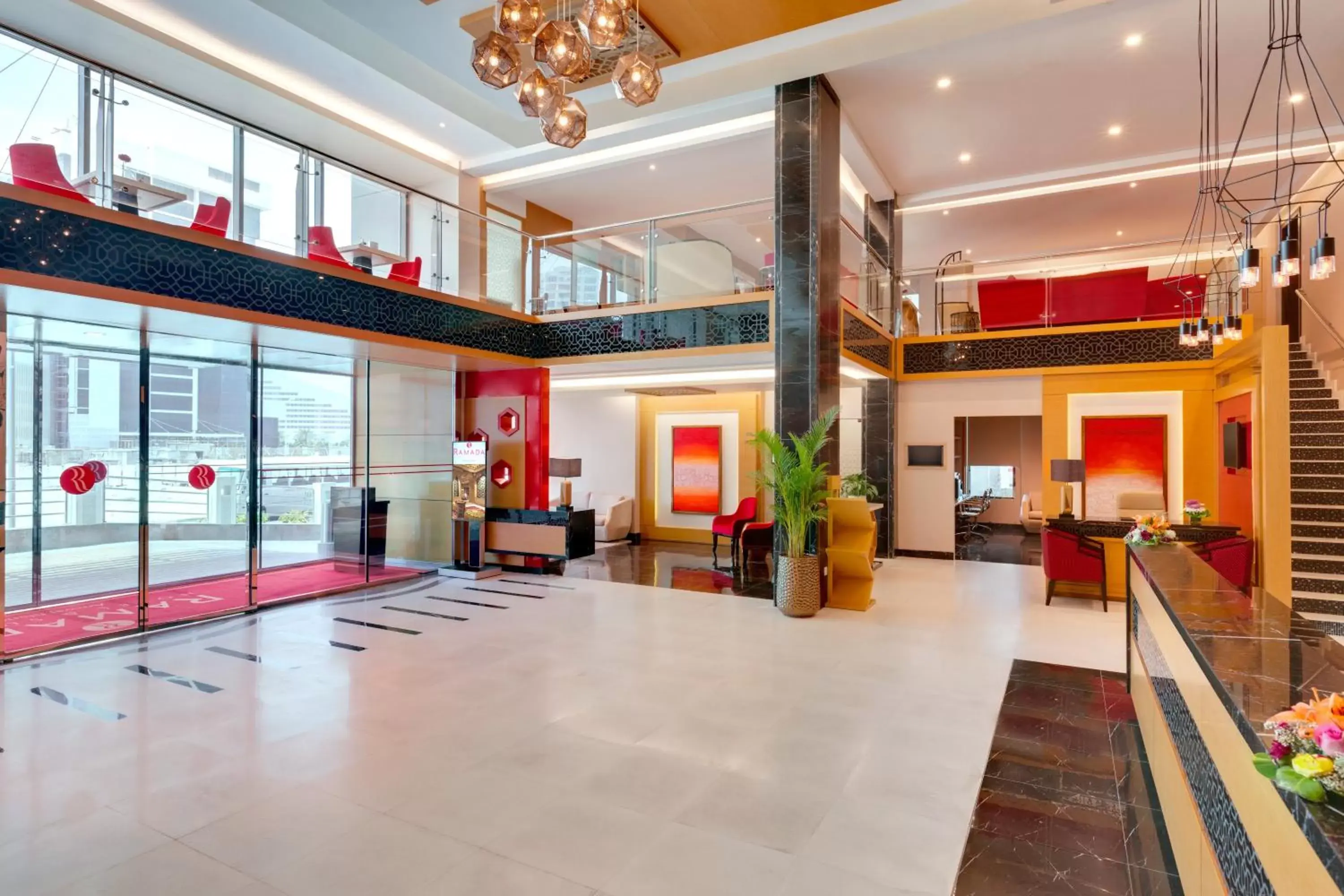 Lobby or reception, Lobby/Reception in Ramada Hotel and Suites Amwaj Islands