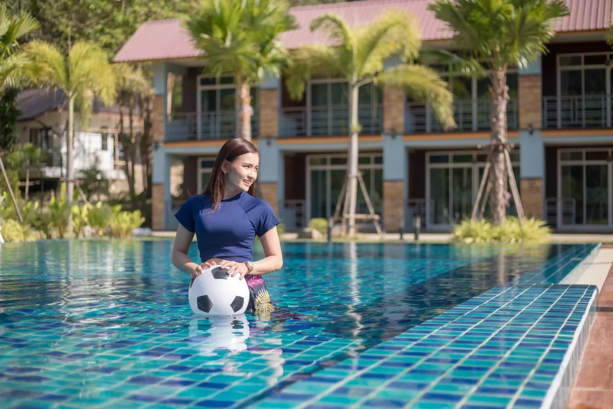 Swimming pool in Khaosok Rainforest Resort