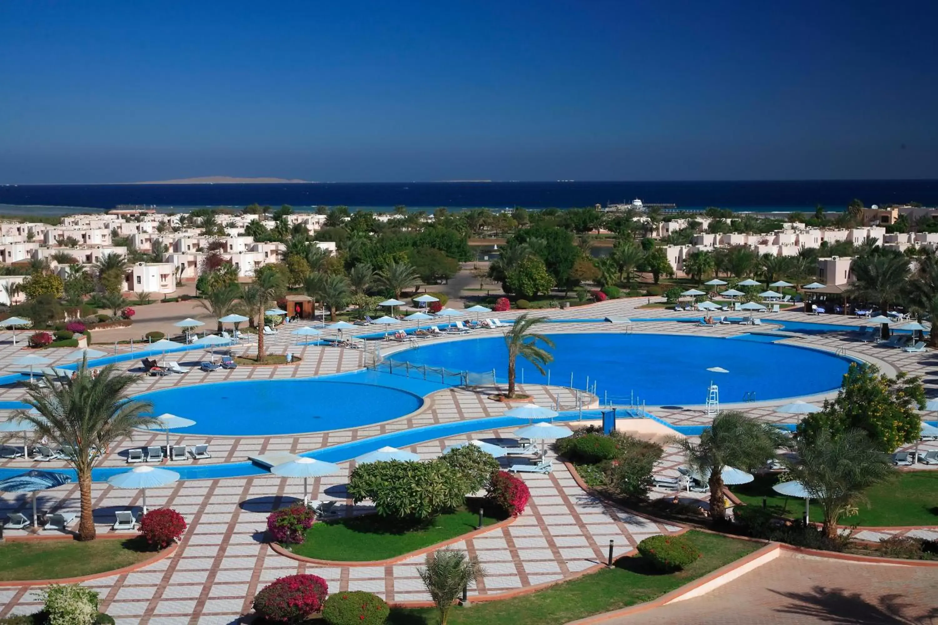 Garden view, Swimming Pool in Pharaoh Azur Resort