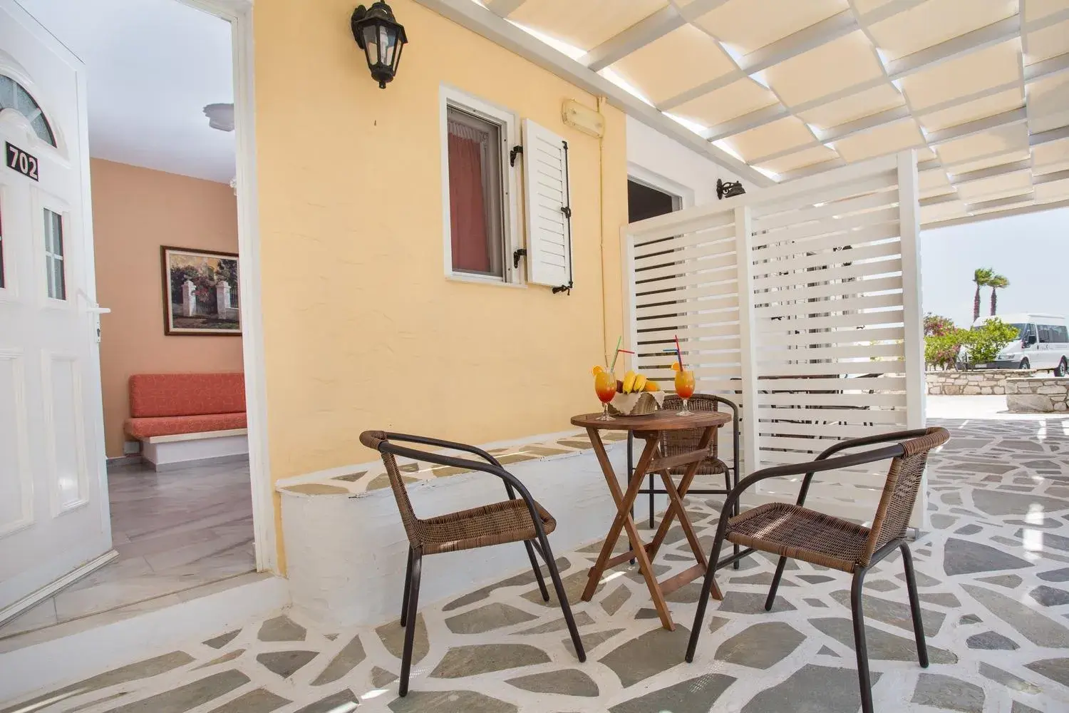 Balcony/Terrace in Asteras Paradise Hotel