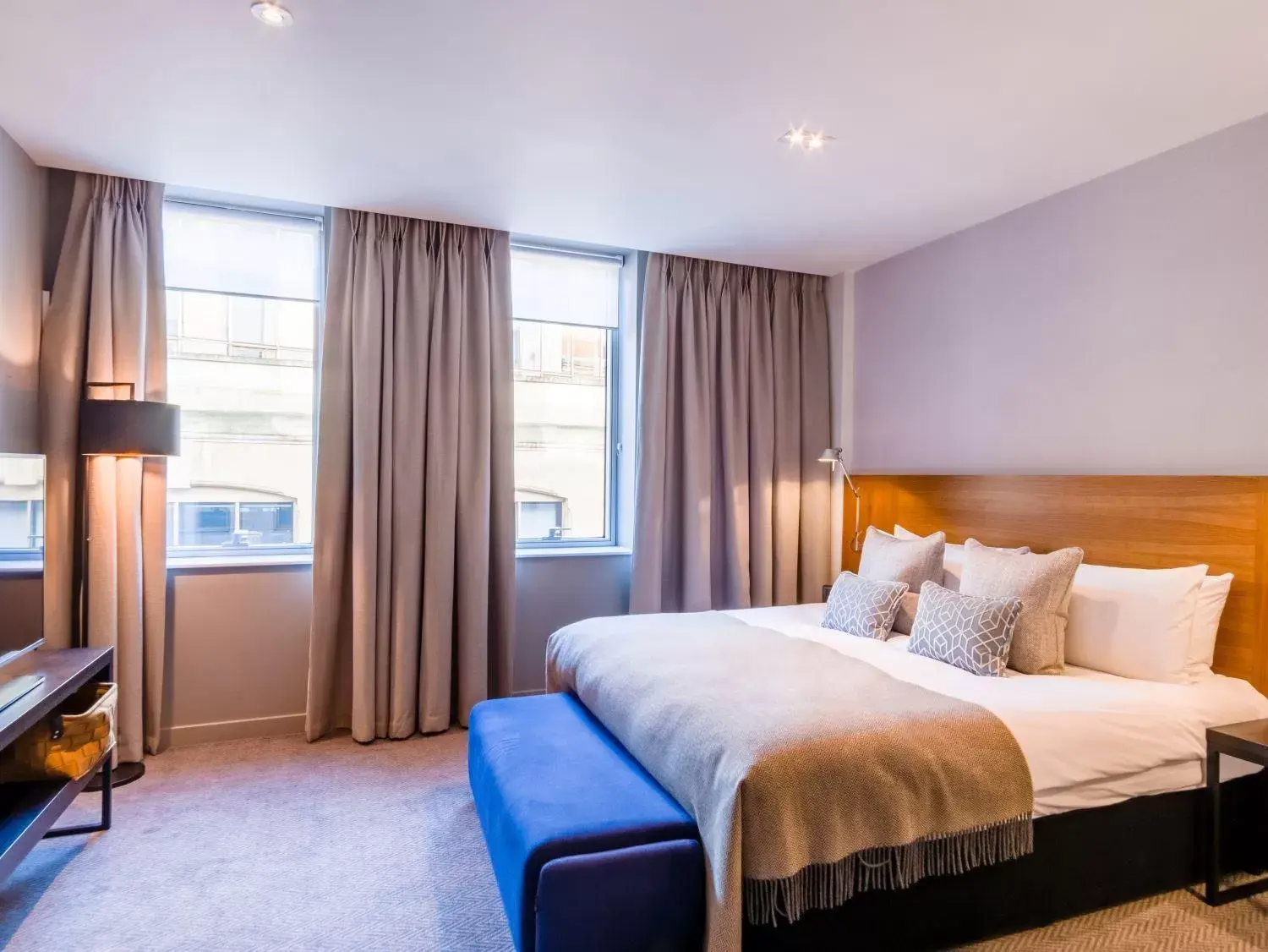 Bedroom, Bed in Clayton Hotel London Wall