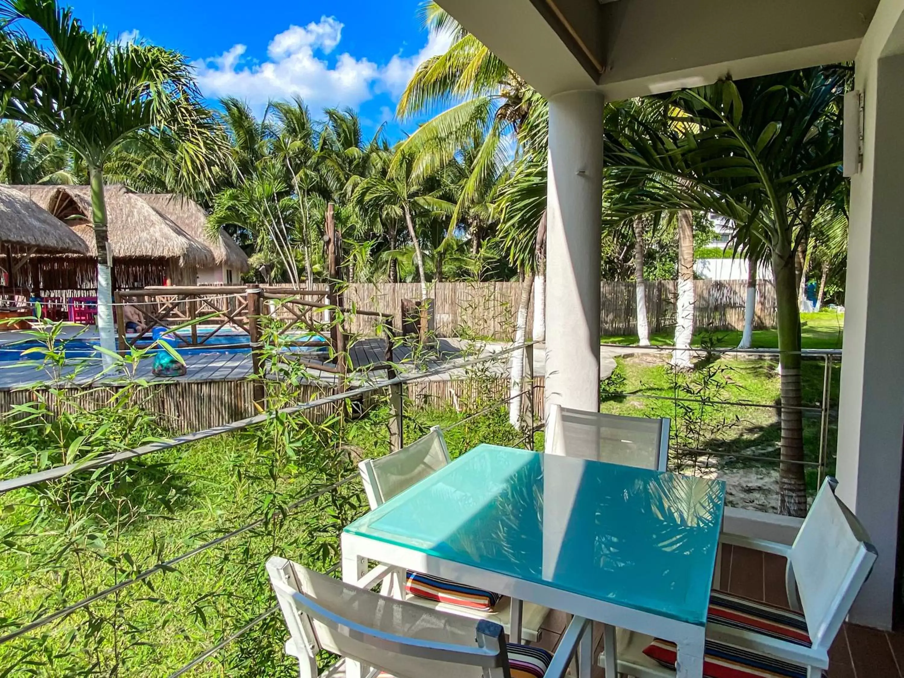 Garden view in Maia Suites Cozumel