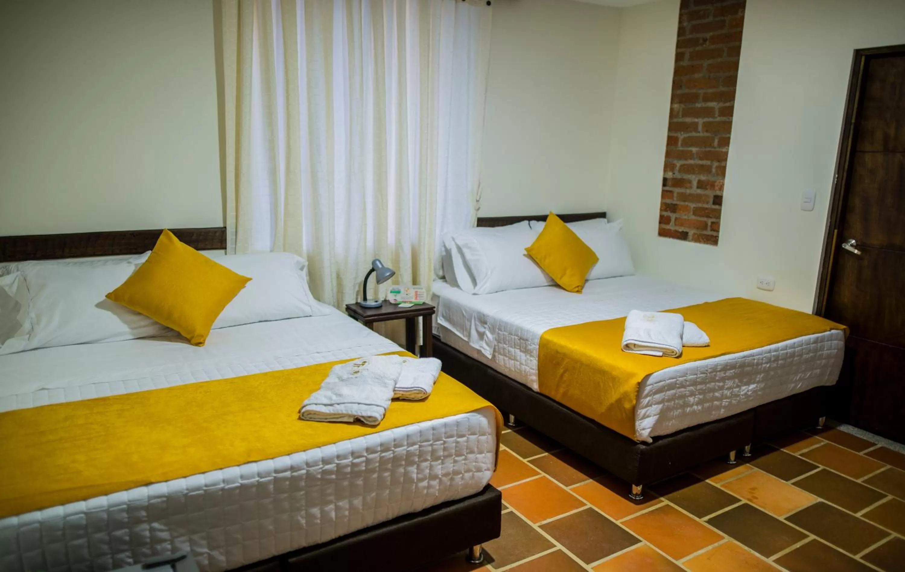 Bed in La Victoria Hotel Campestre