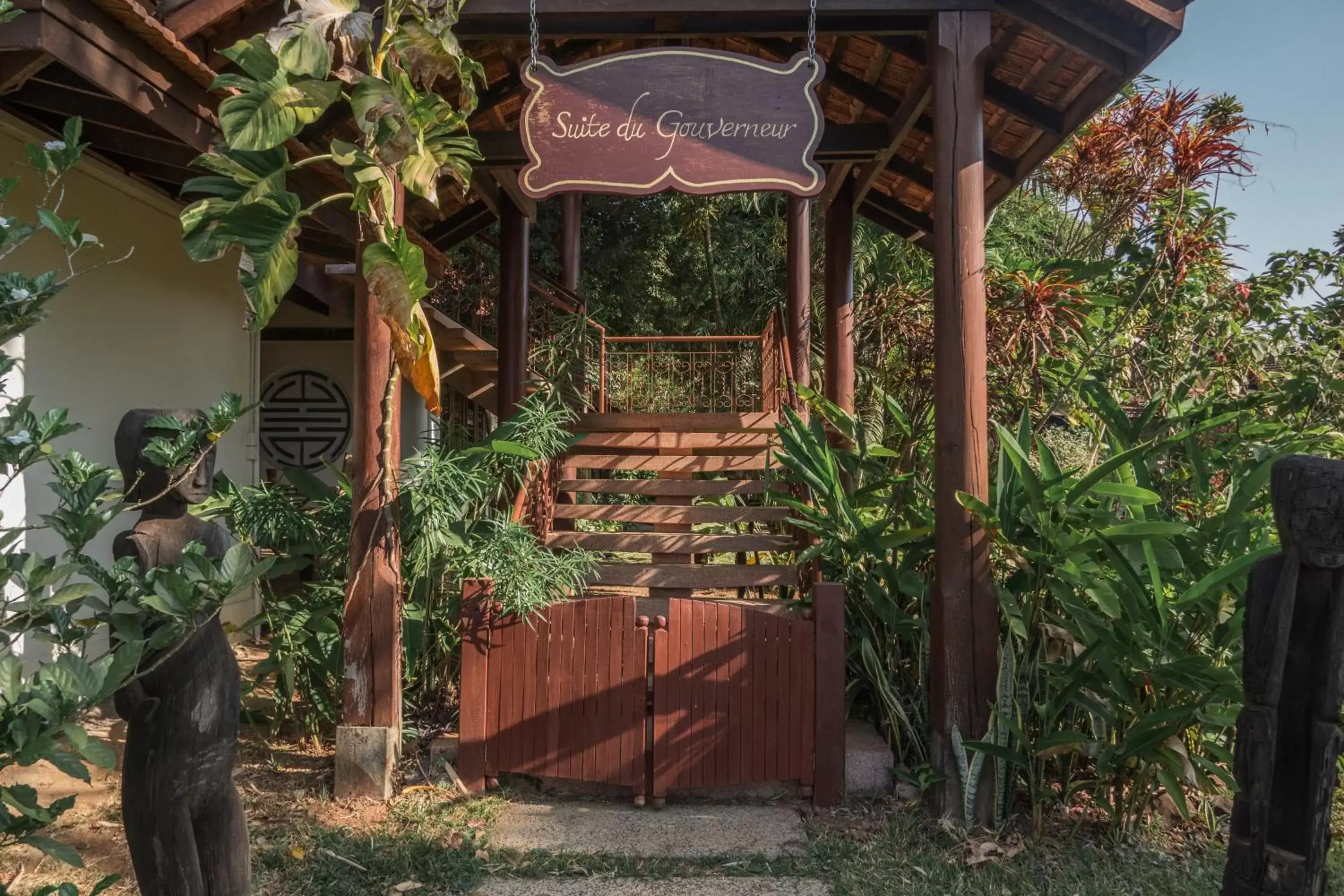 Patio in Terres Rouges Lodge