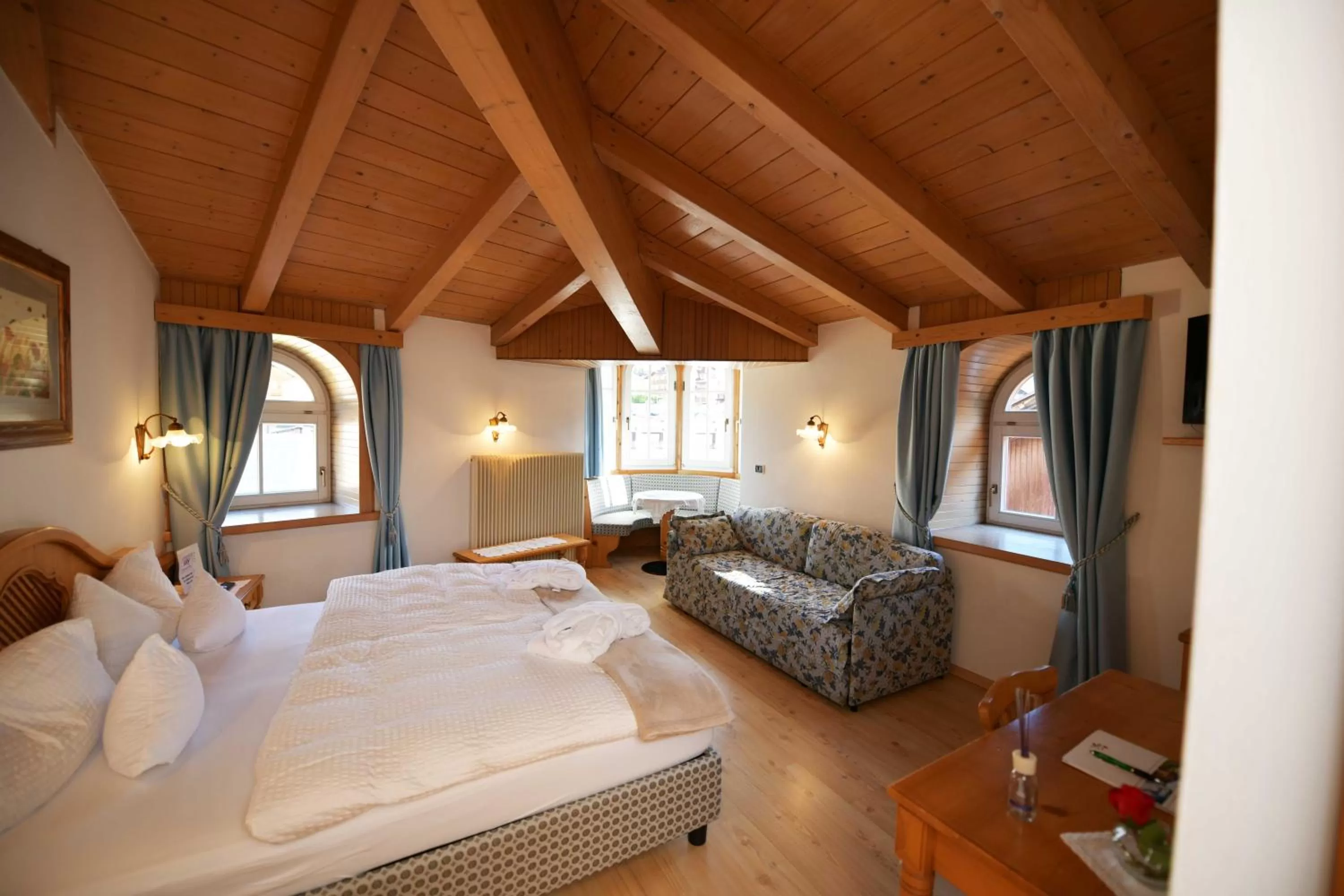 Photo of the whole room, Bed in Central Hotel