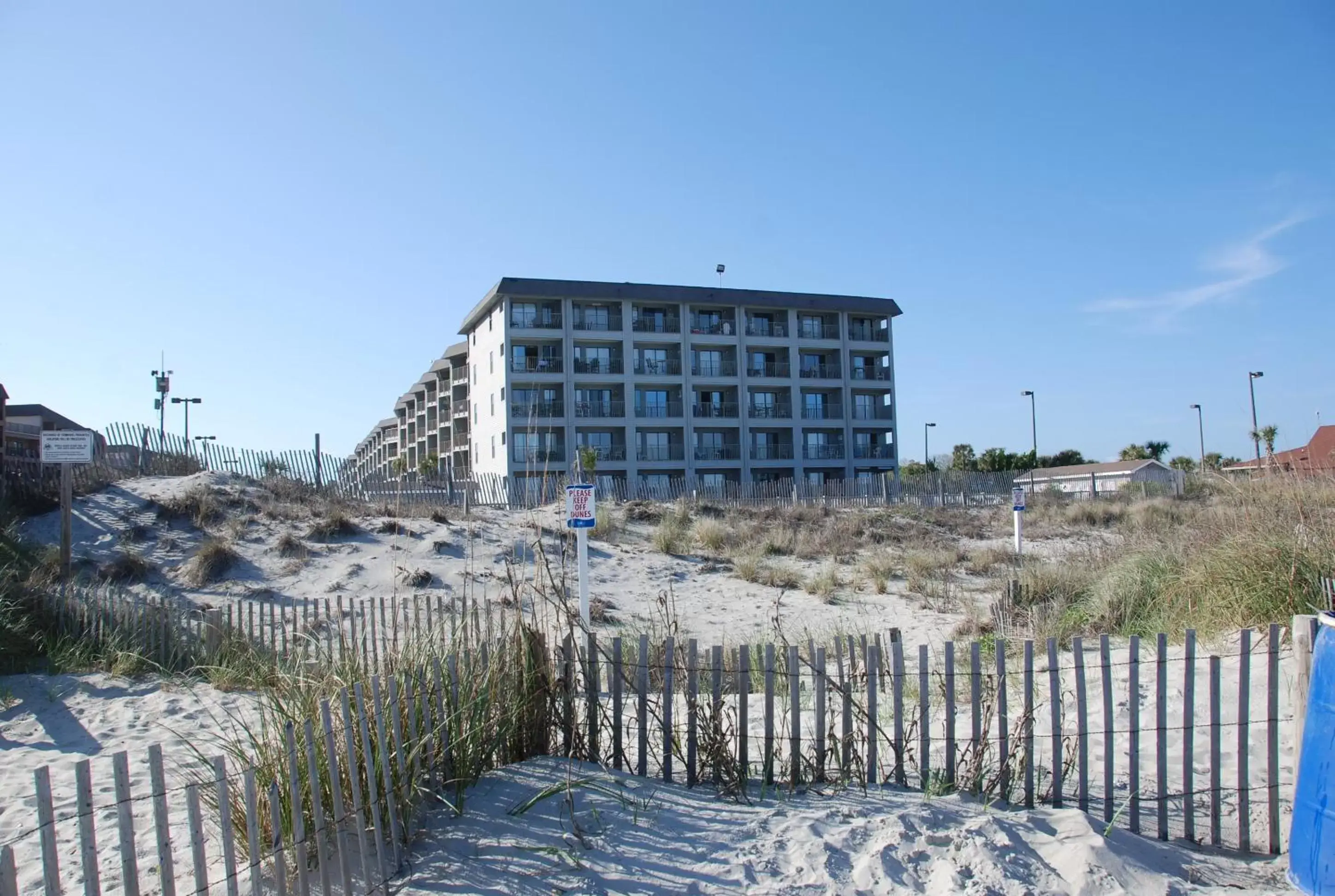 Beach, Property Building in Myrtle Beach Resort by Beach Vacations