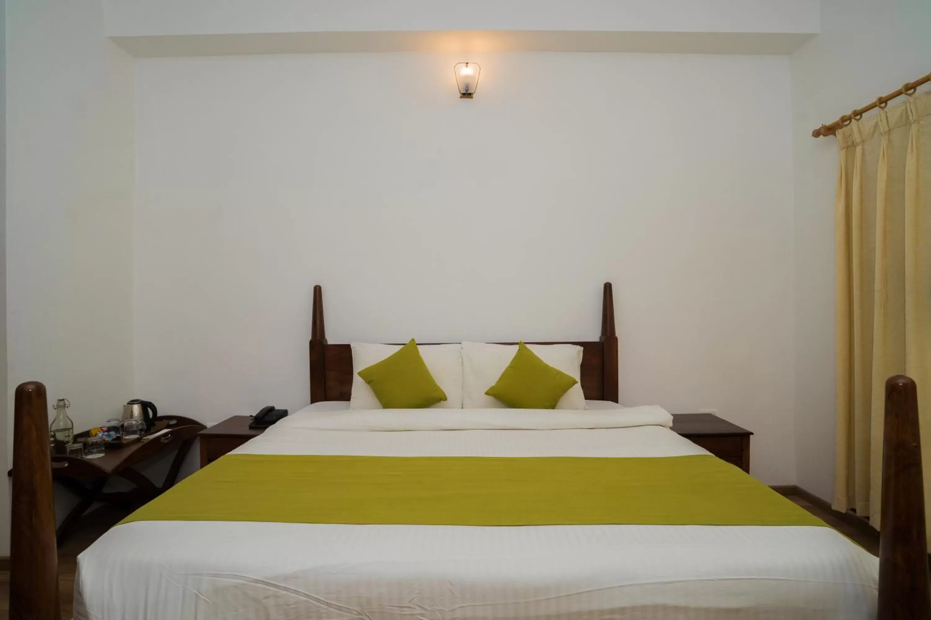 Bed in Bhikampur Lodge By Nine Hotels Bed in Bhikampur Lodge By Nine Hotels