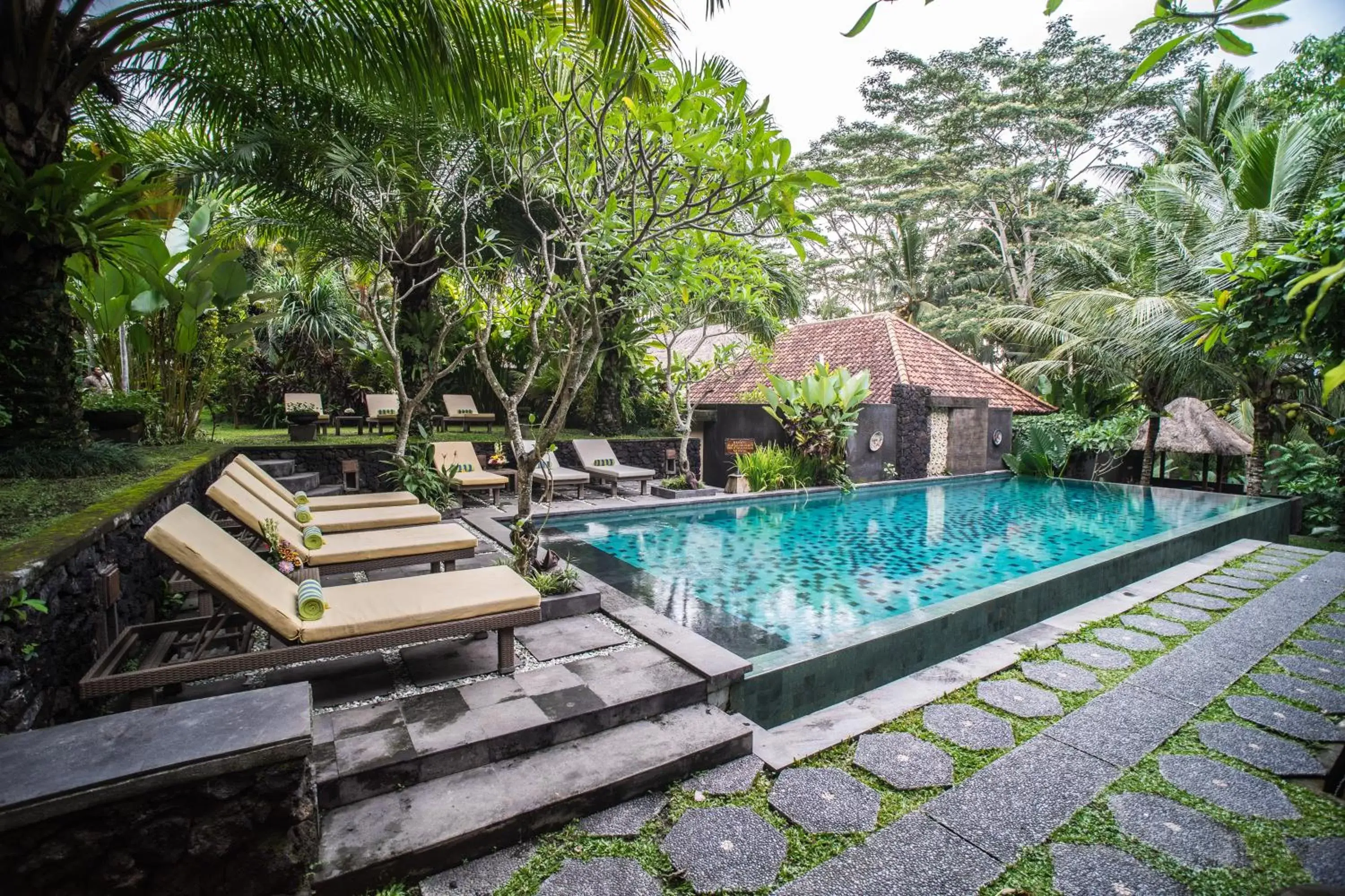 Swimming Pool in Kori Ubud Resort, Restaurant & Spa