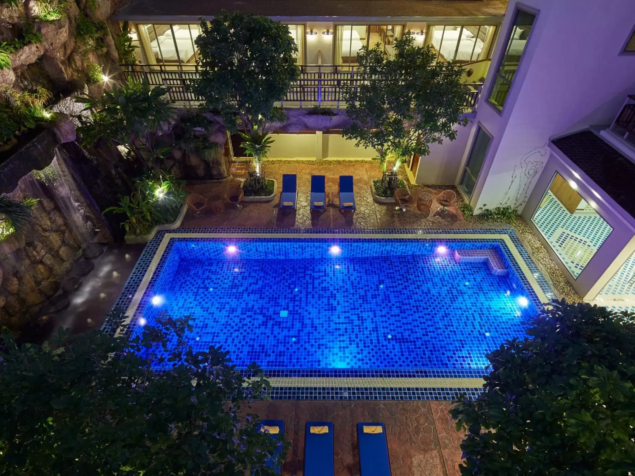 Swimming pool, Pool View in The Agate Pattaya Boutique Resort