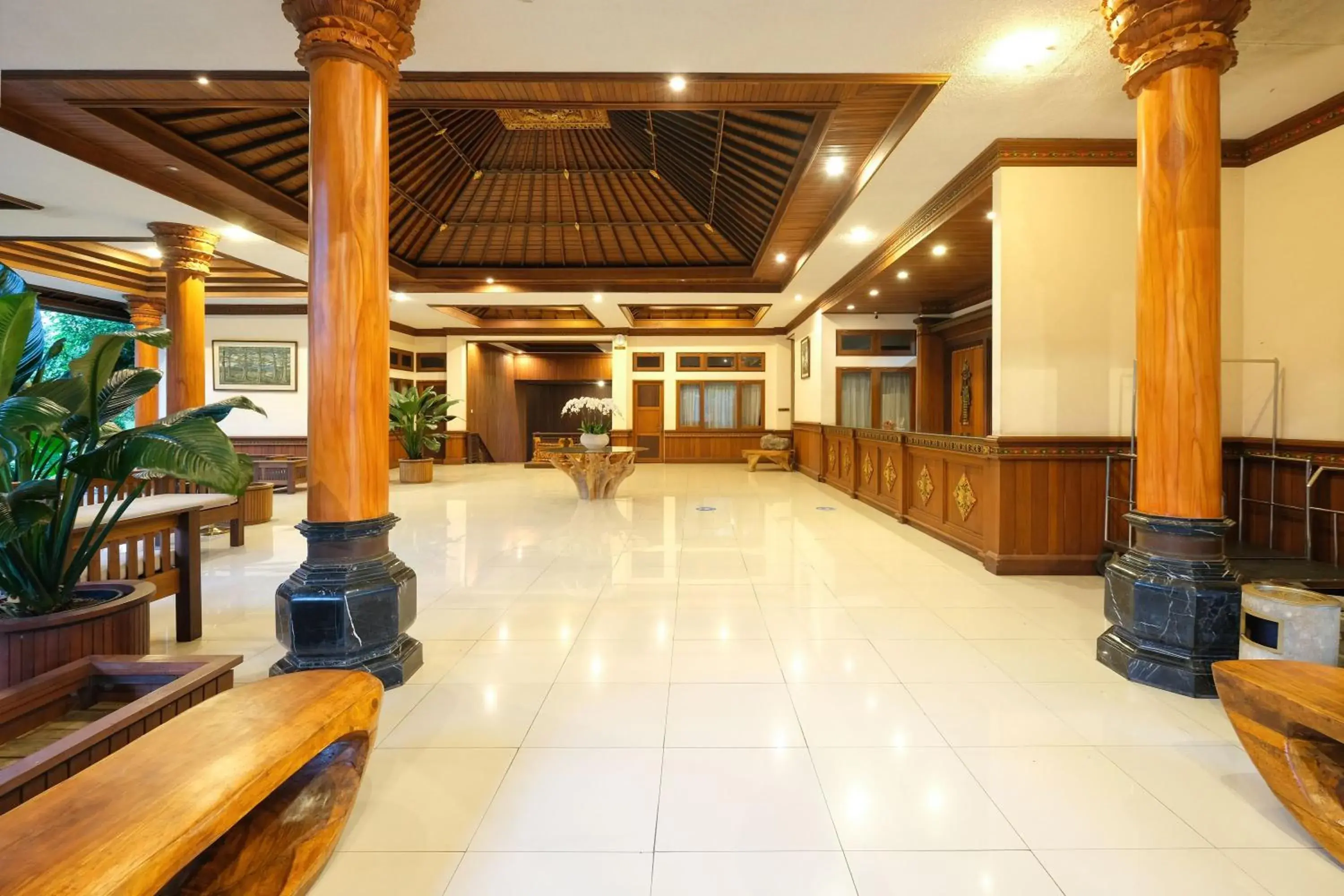 Lobby or reception in Bhuwana Ubud Hotel and Farming Lobby or reception in Bhuwana Ubud Hotel and Farming