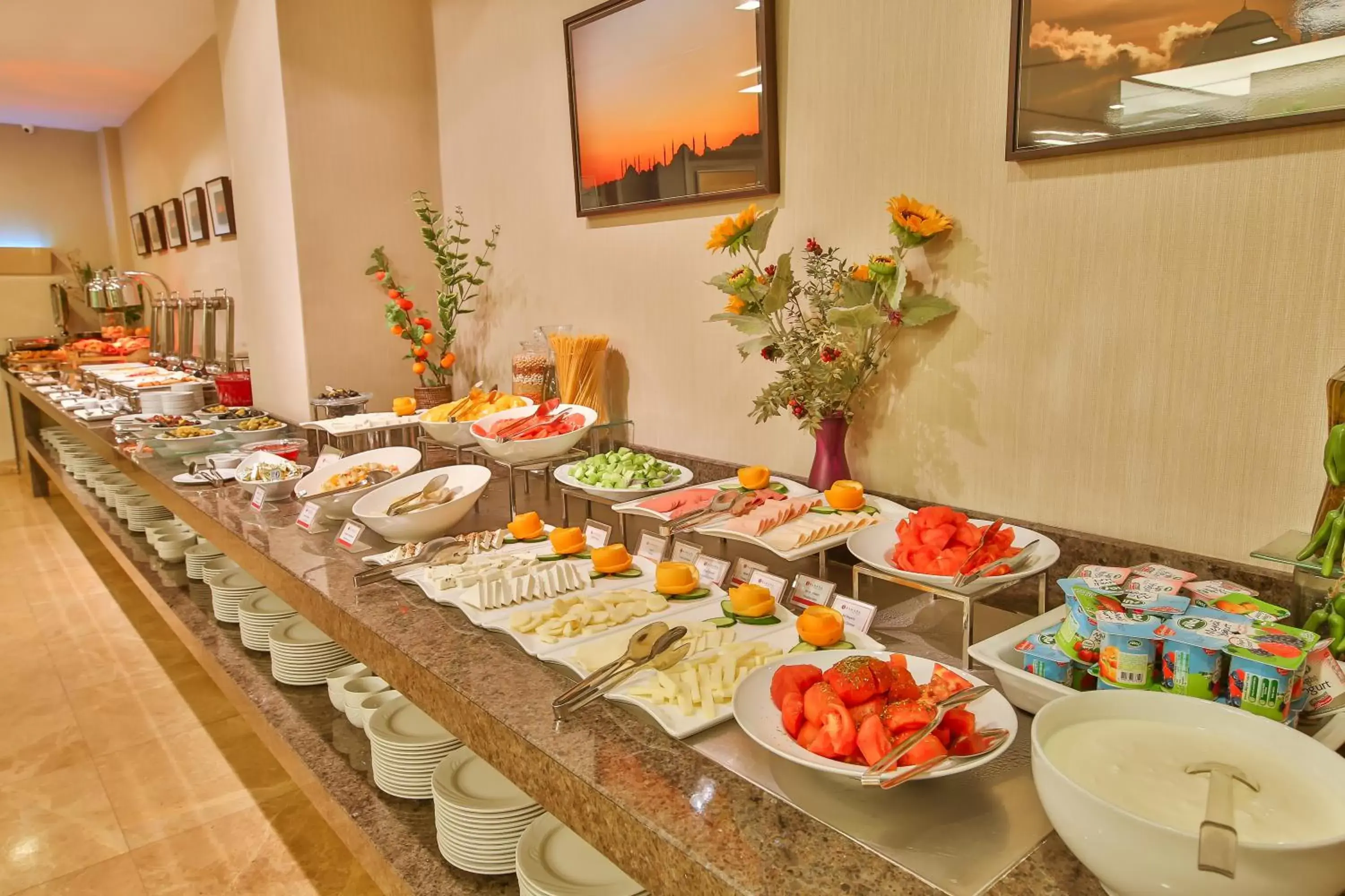 Buffet breakfast in Ramada By Wyndham İstanbul Taksim