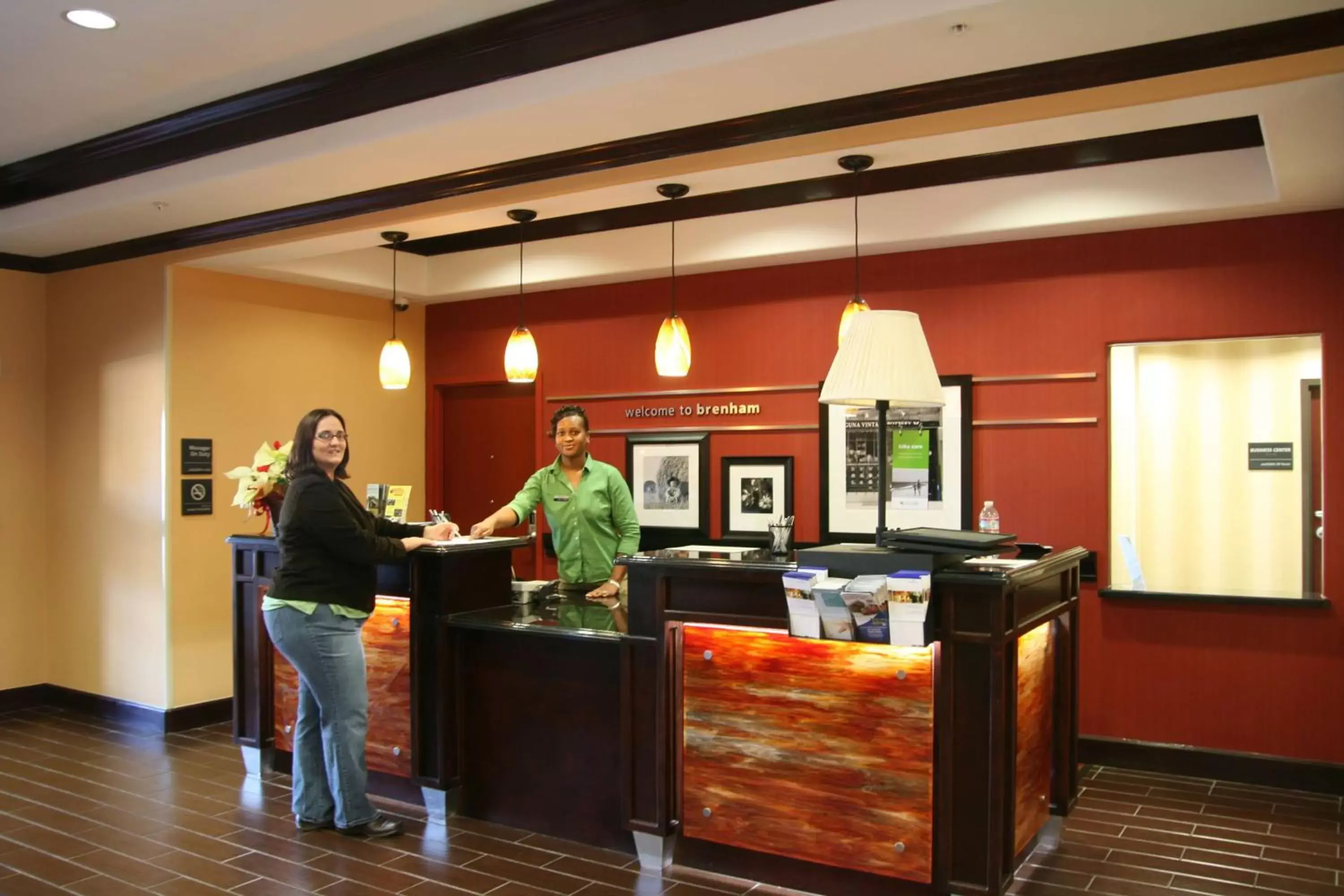 Lobby or reception in Hampton Inn & Suites Brenham