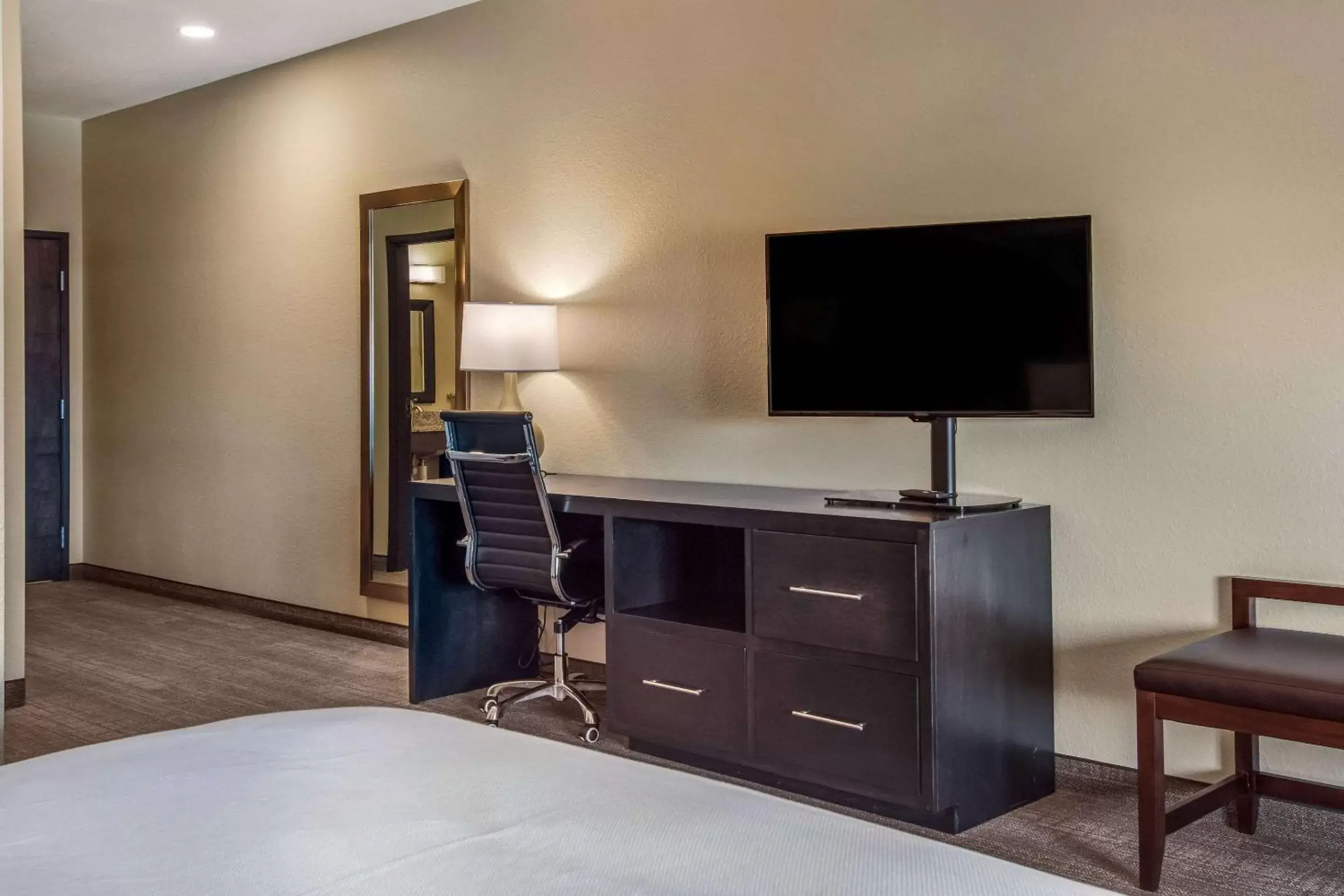 Photo of the whole room, TV/Entertainment Center in Comfort Suites