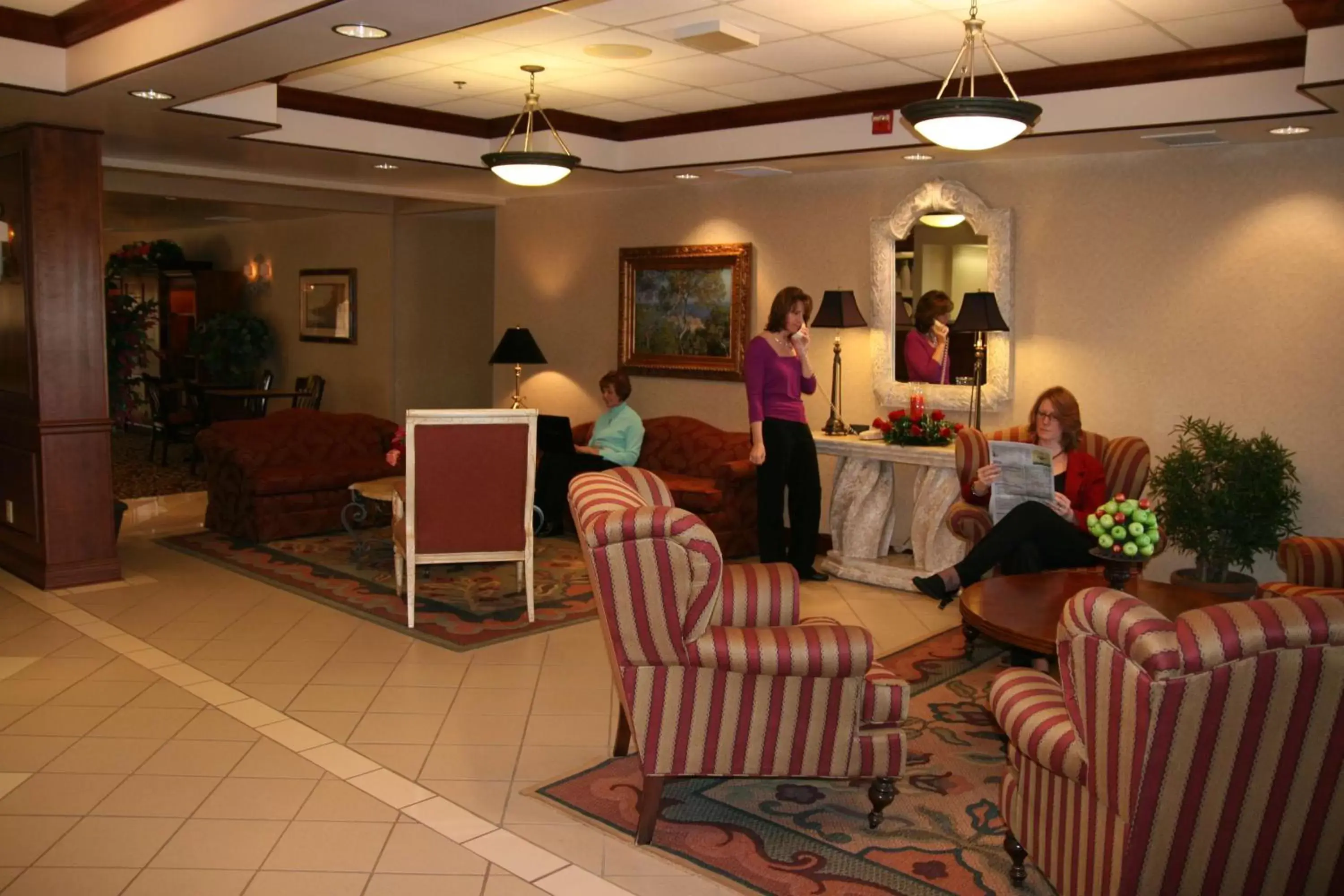 Lobby or reception in Hampton Inn Cincinnati Northwest Fairfield