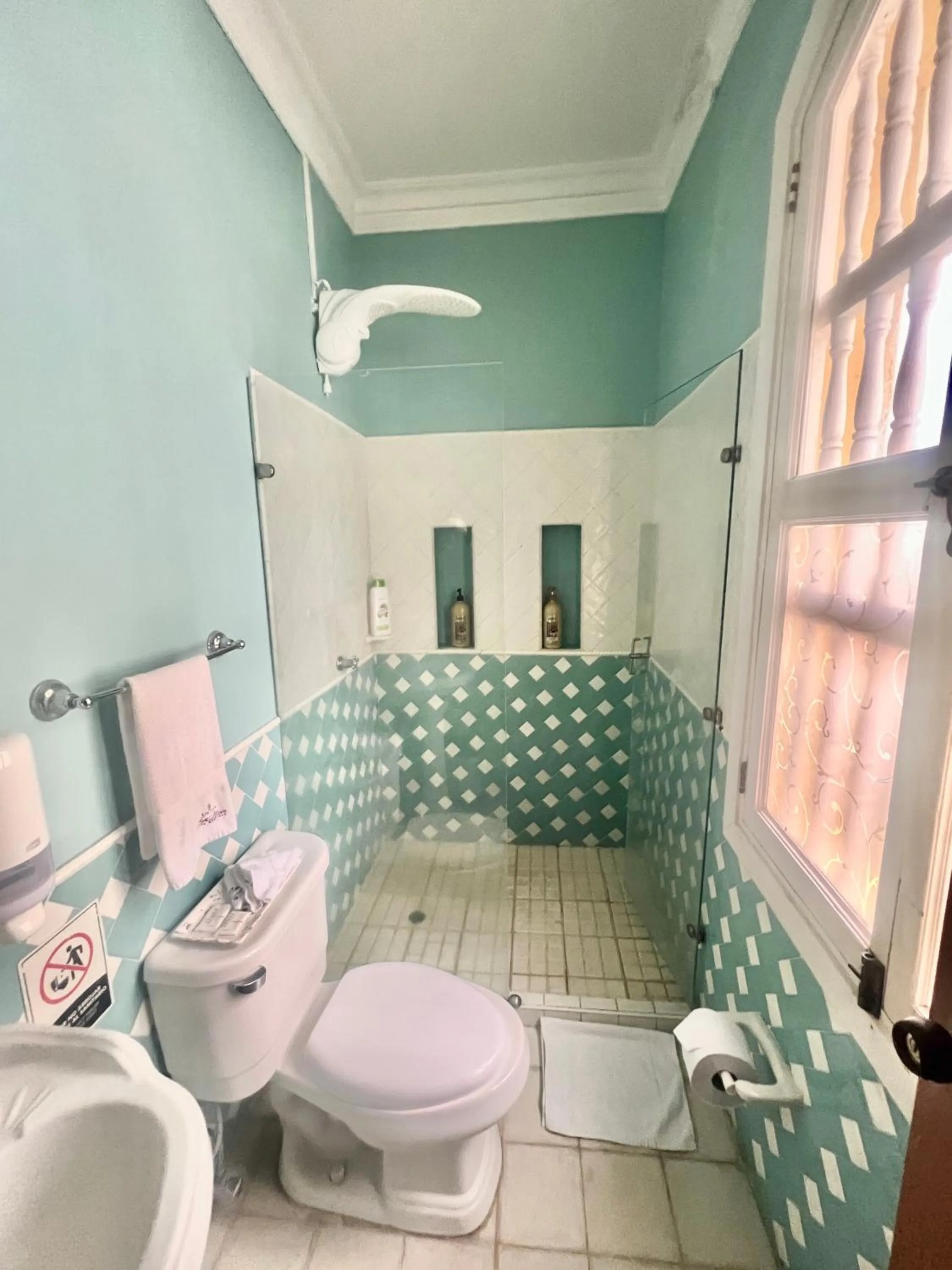 Shower in Hotel Boutique Castillo Ines Maria