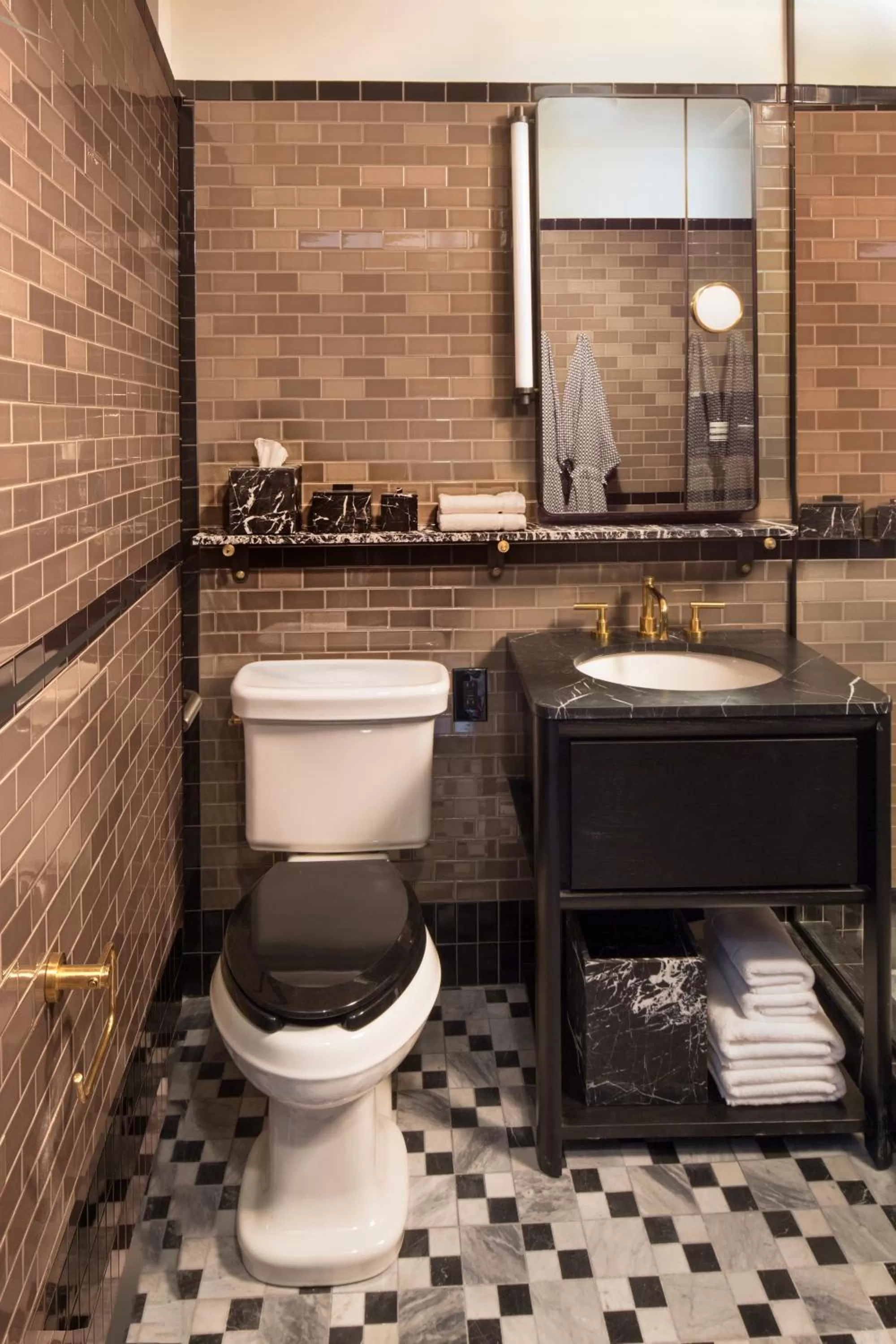 Bathroom in San Francisco Proper Hotel, a Member of Design Hotels