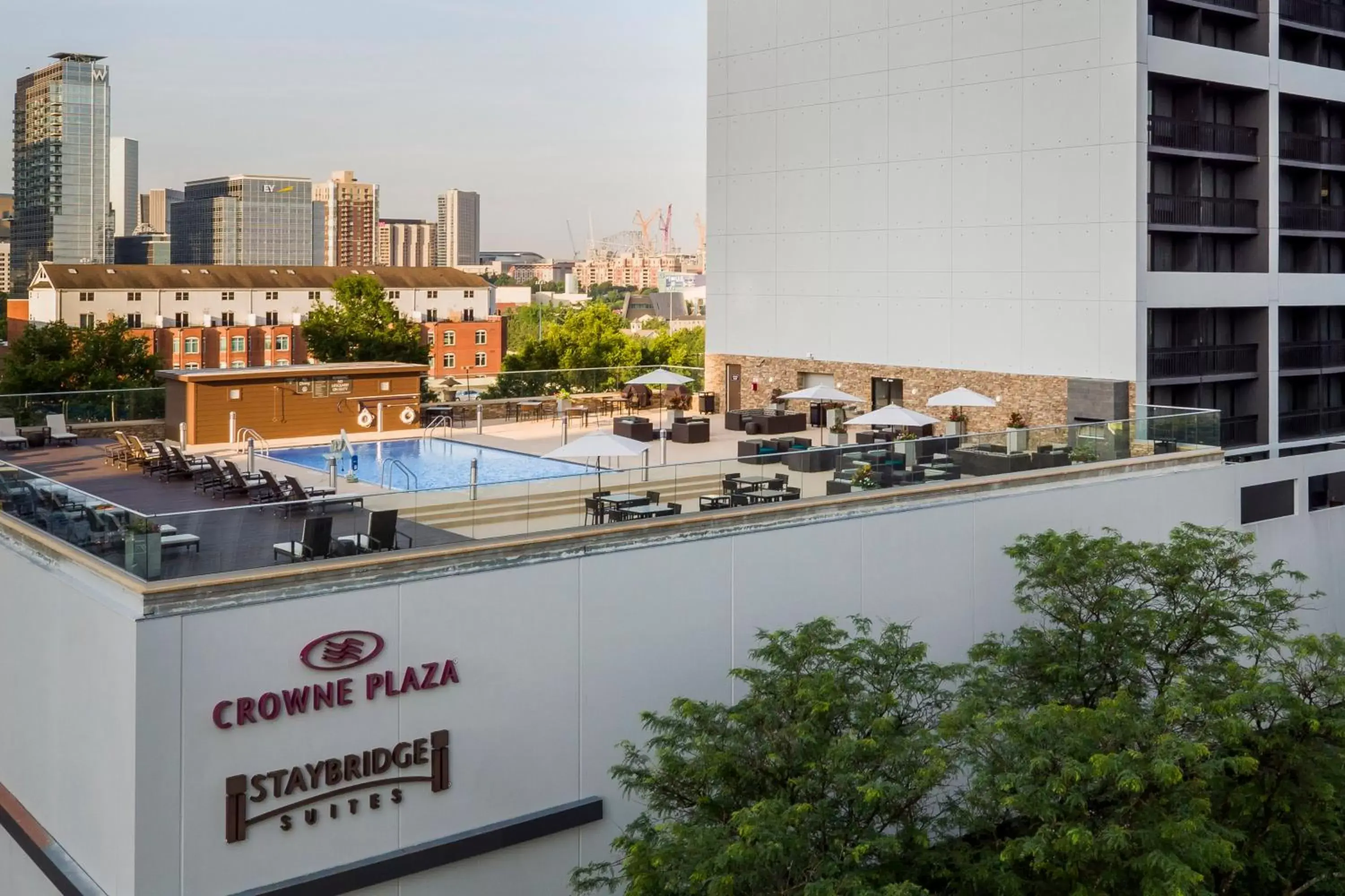 Property building, Pool View in Crowne Plaza Atlanta Midtown, an IHG Hotel