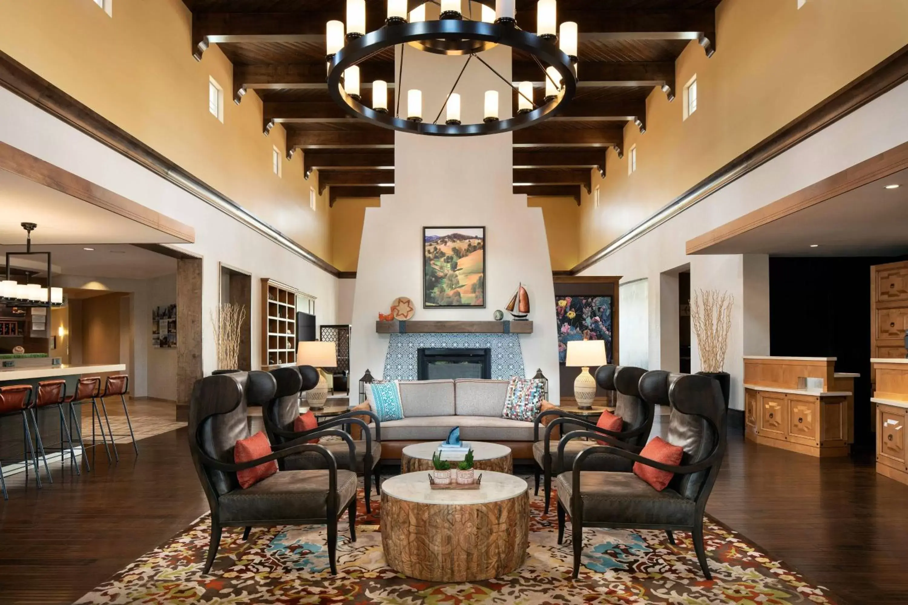 Lobby or reception, Seating Area in Courtyard by Marriott Santa Barbara Goleta