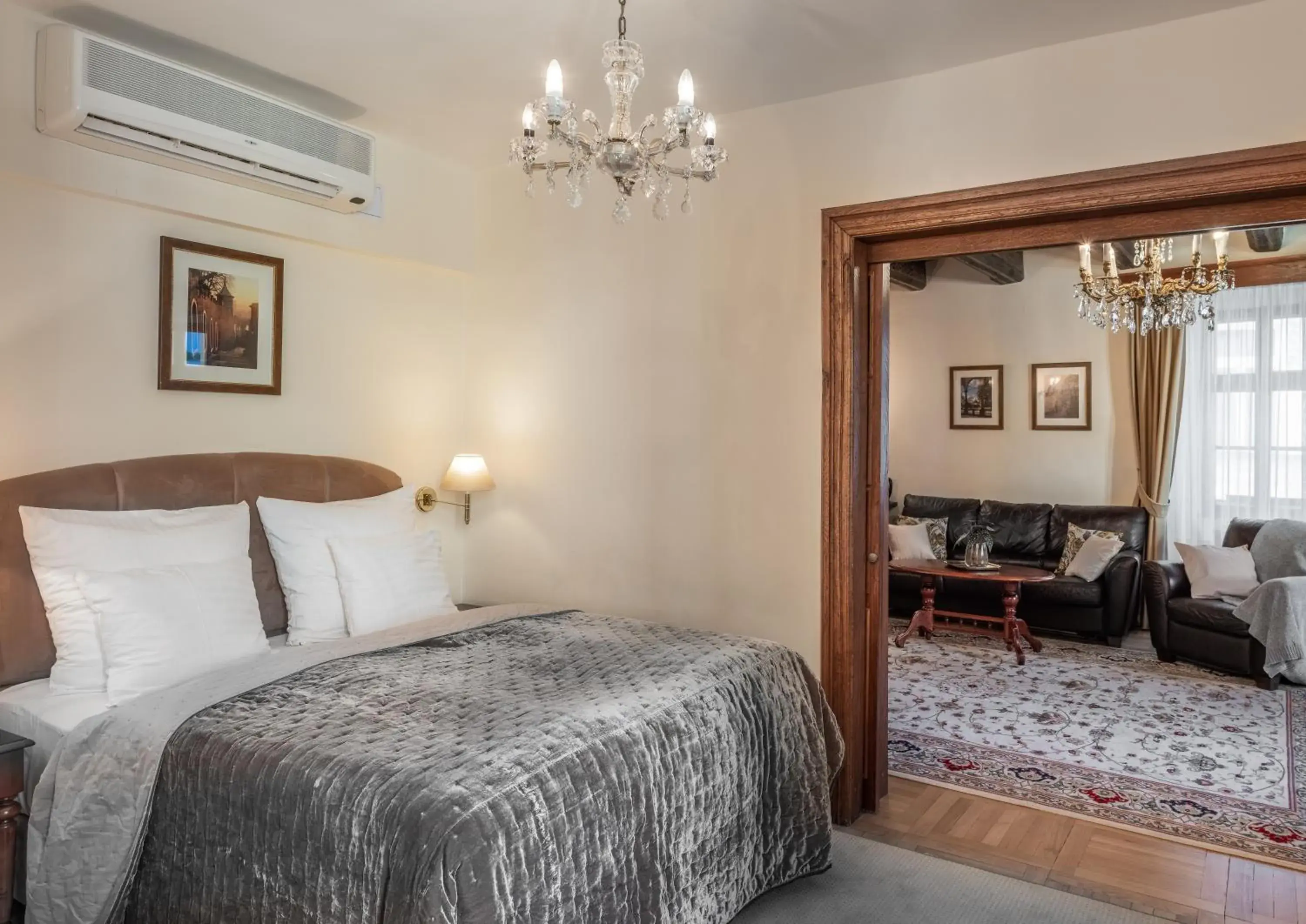 Bedroom, Bed in Aurus Hotel by Prague Residences