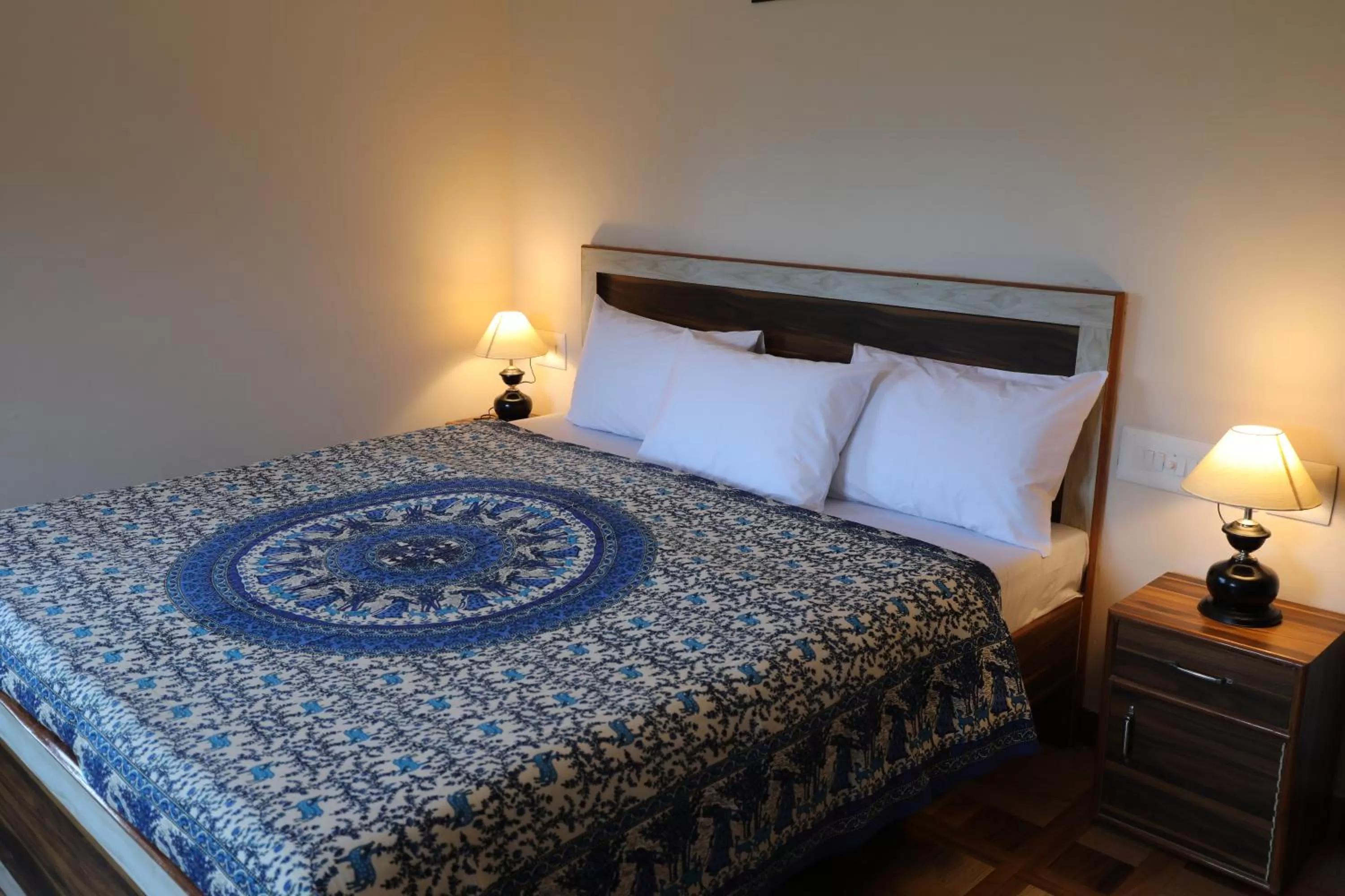 Bed in Camp Paridhi Ranthambhore, Homestay