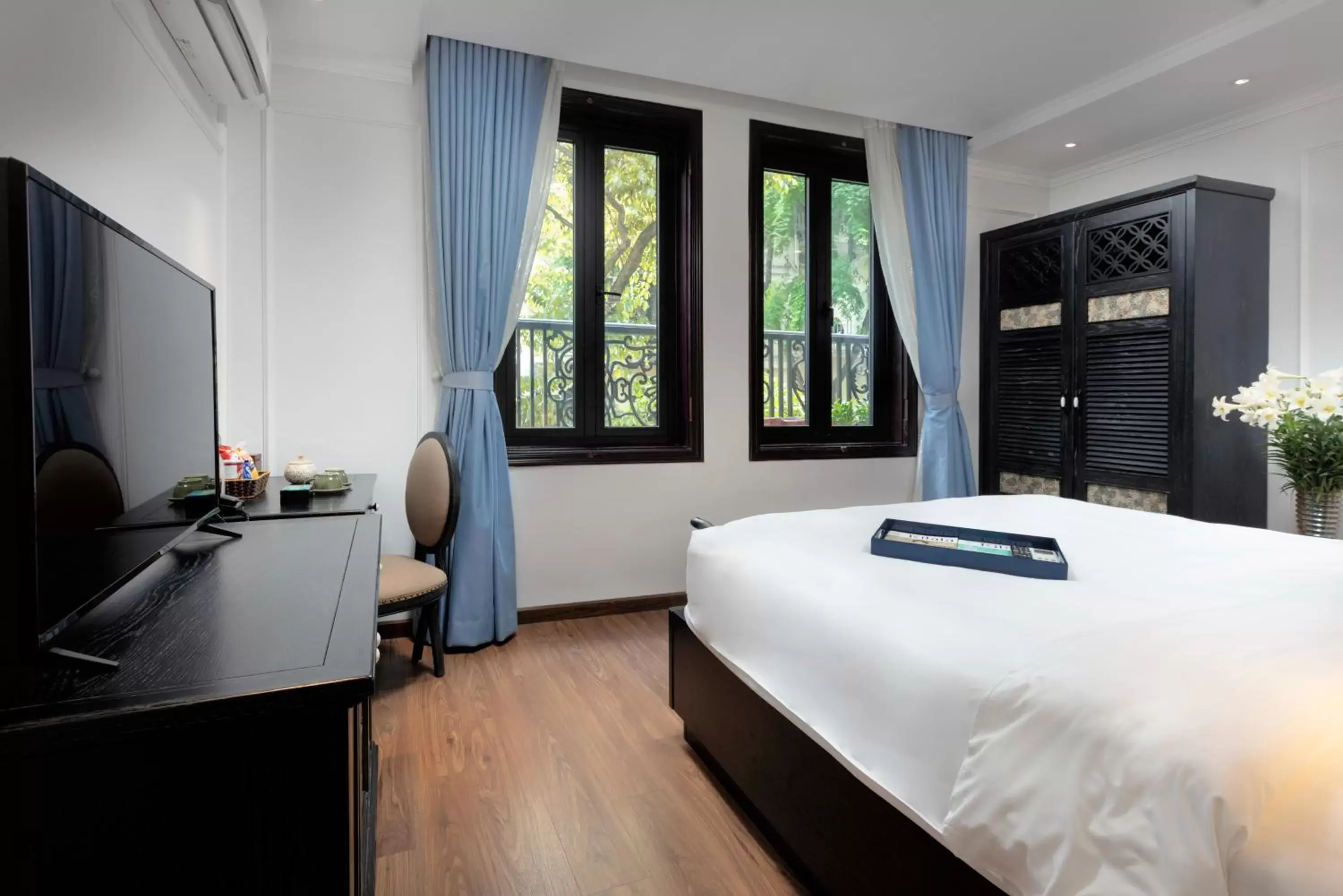 Bed in Hanoi Media Hotel & Spa
