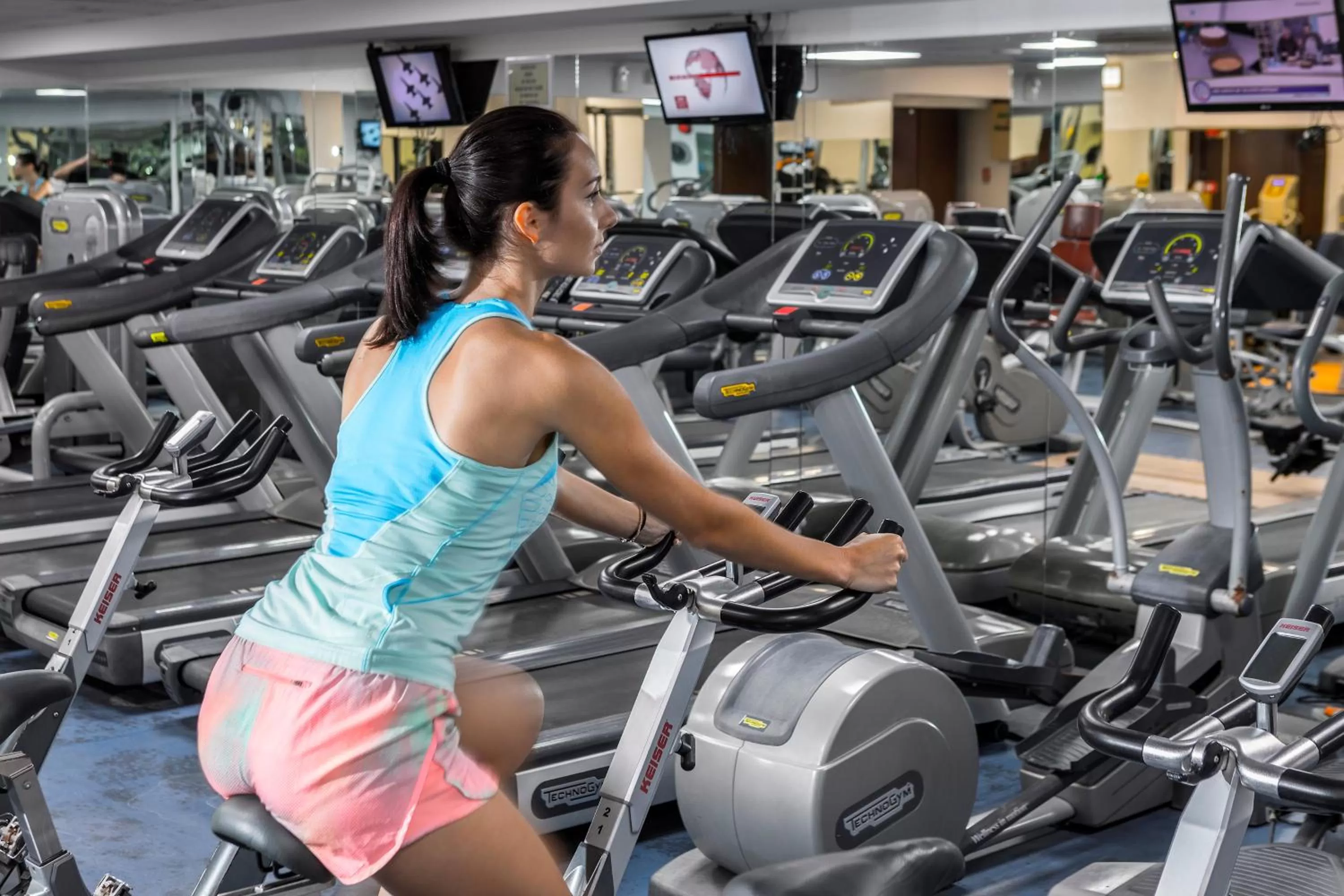 Fitness centre/facilities in Aquamare Beach Hotel & Spa