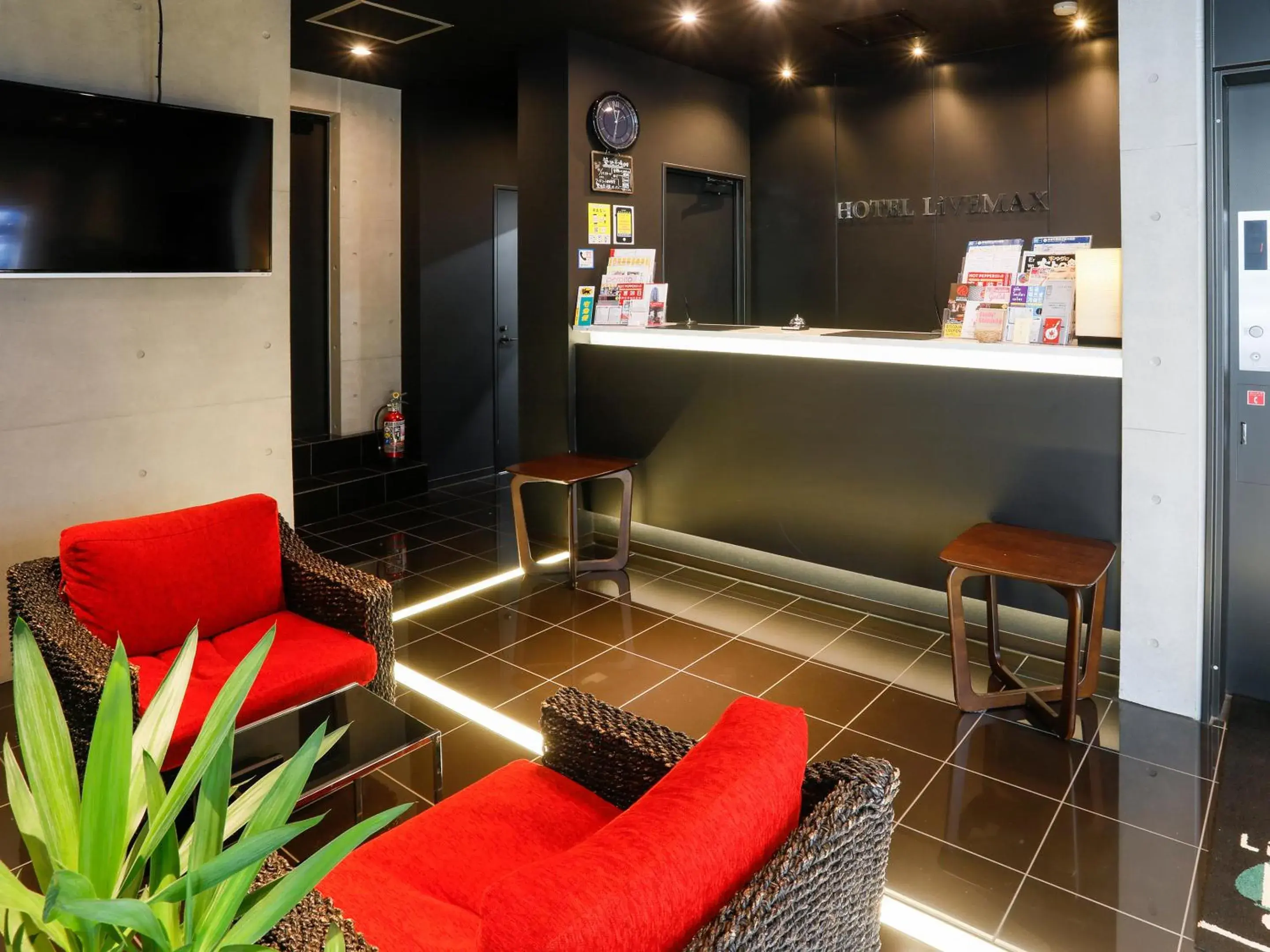 Lobby or reception in HOTEL LiVEMAX Higashi Ginza