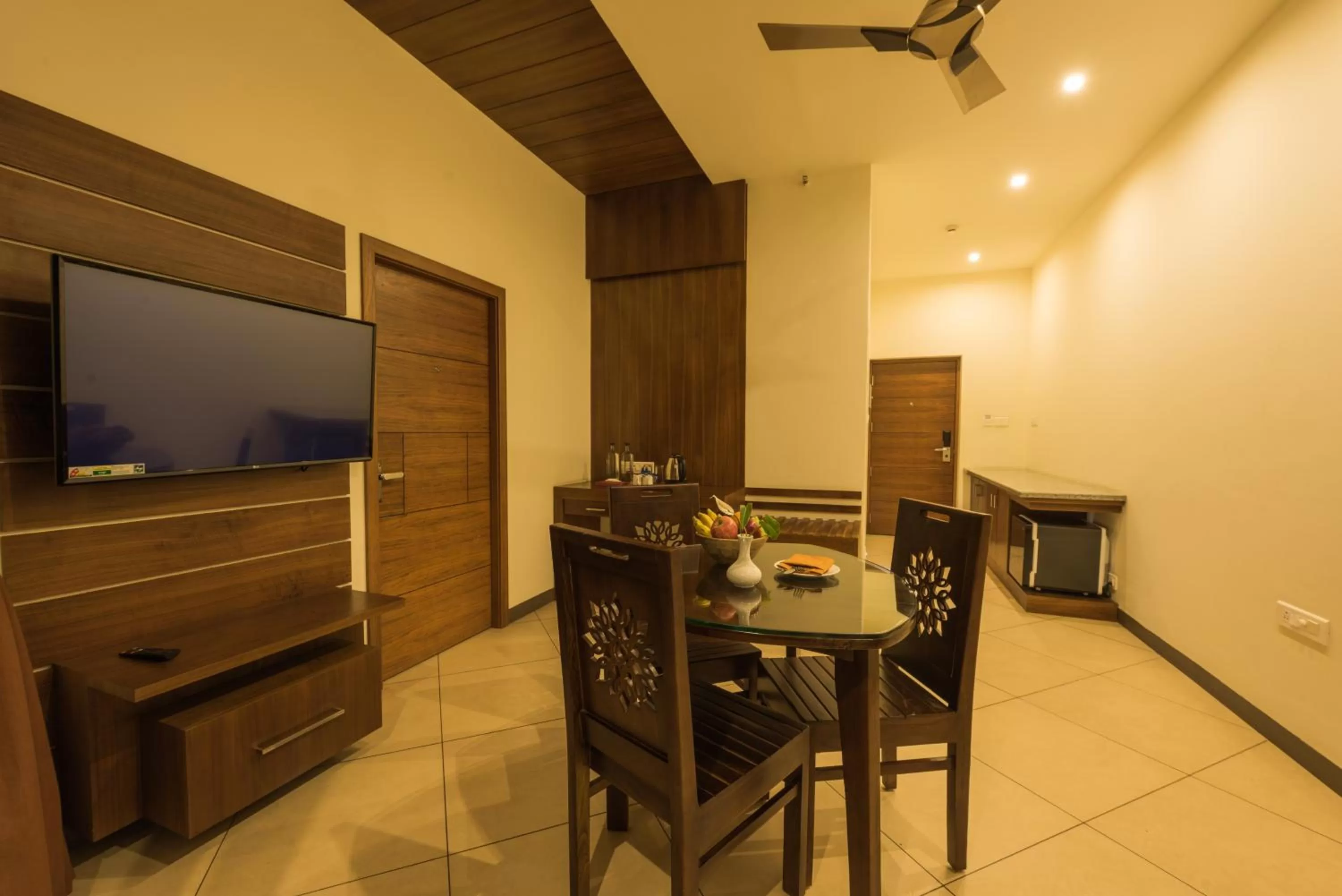 Living room in Trivers Resort Munnar