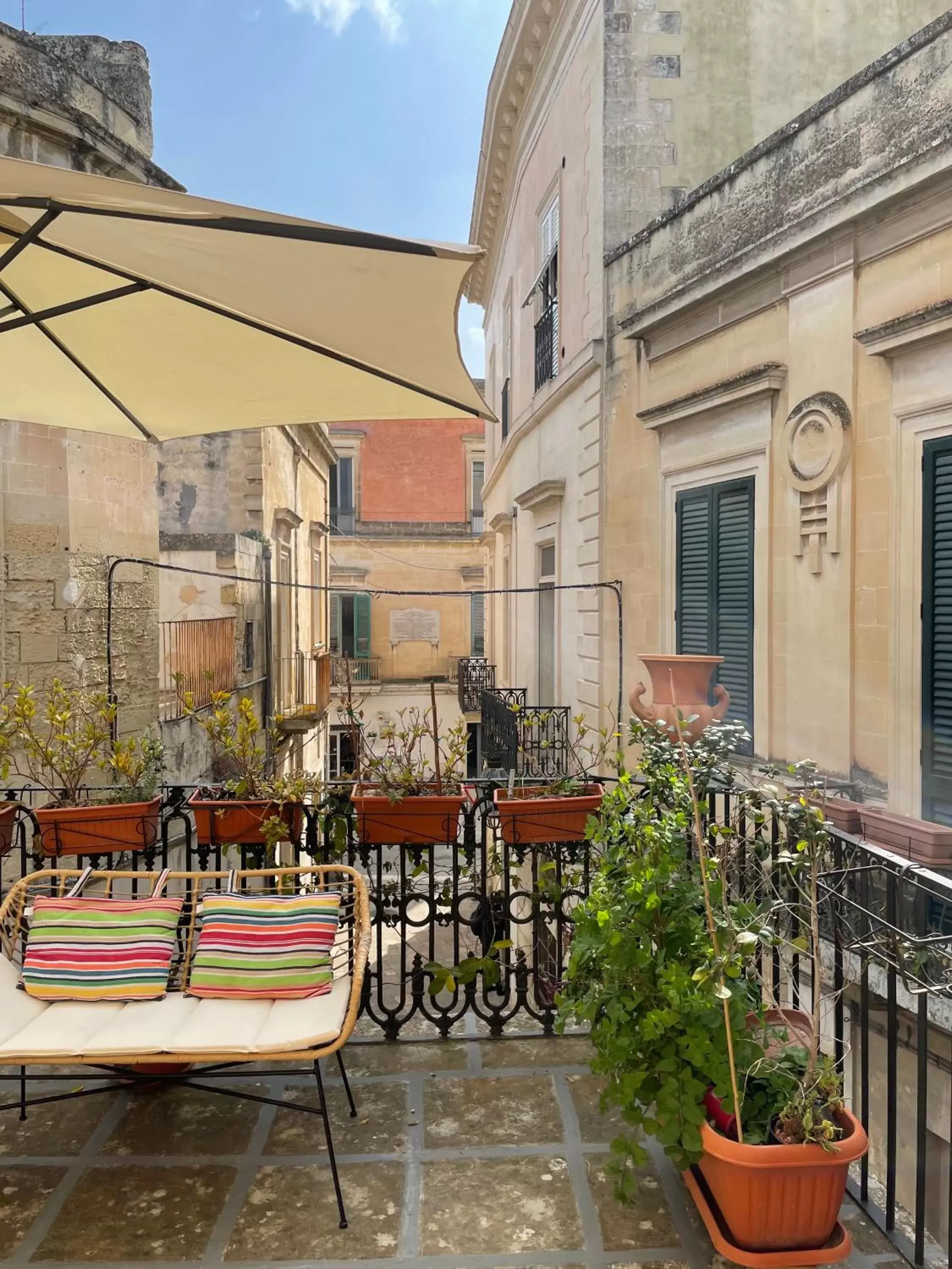 Balcony/Terrace, Restaurant/Places to Eat in Antica Dimora dei Nonni