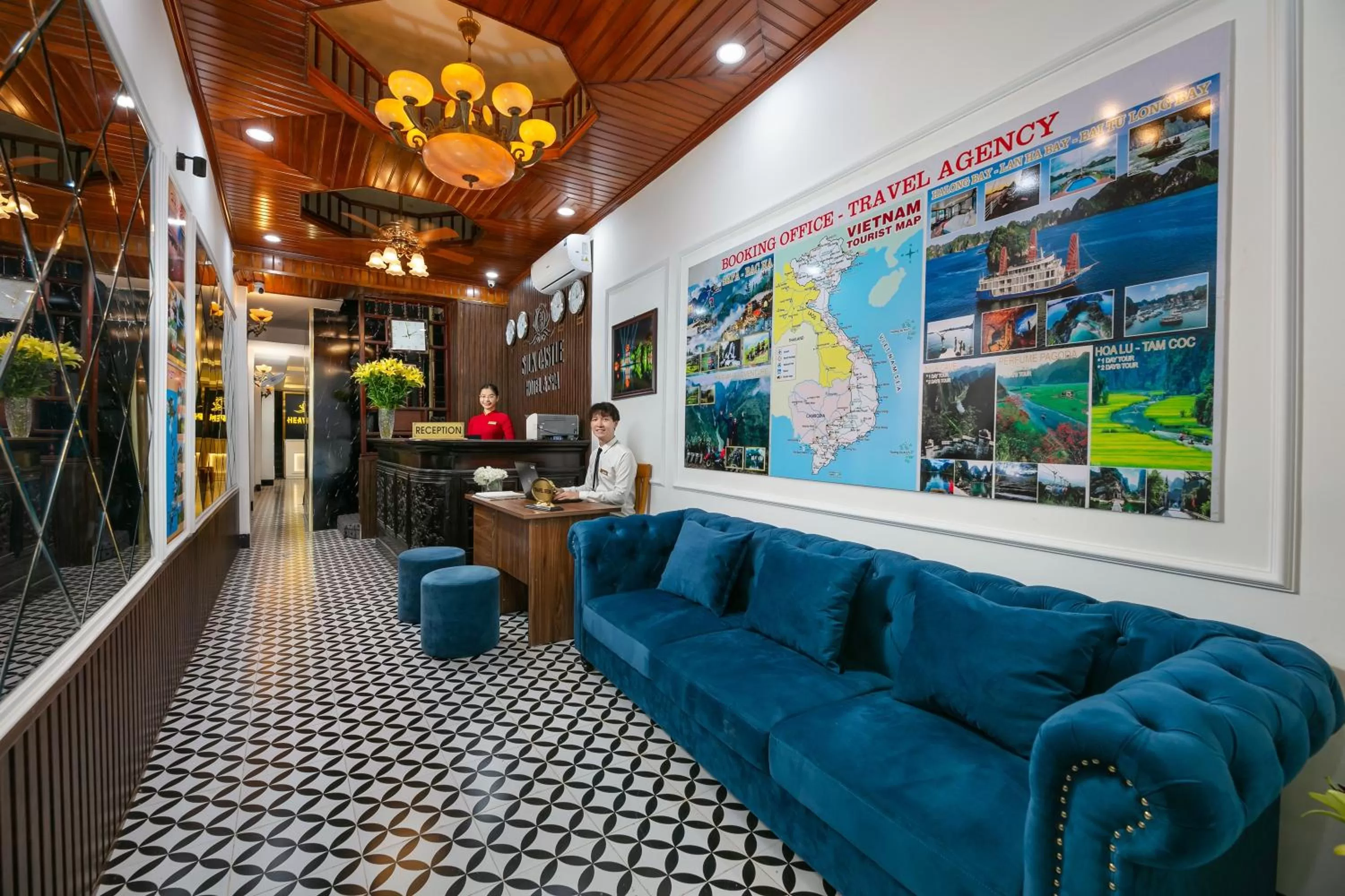 Lobby or reception in Silk Castle Hotel & Spa - Hanoi Old quarter