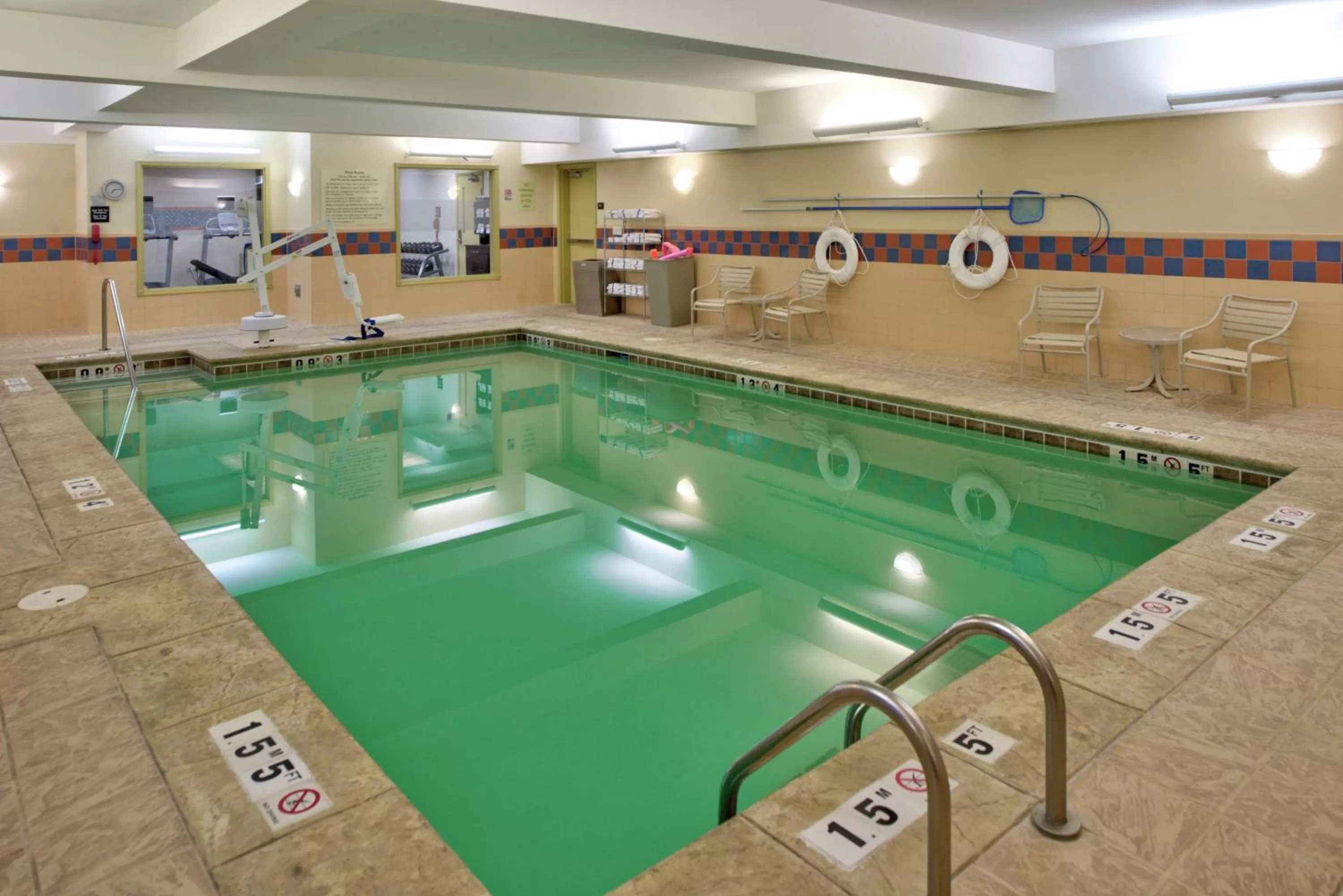 Pool view in Hampton Inn & Suites Rifle