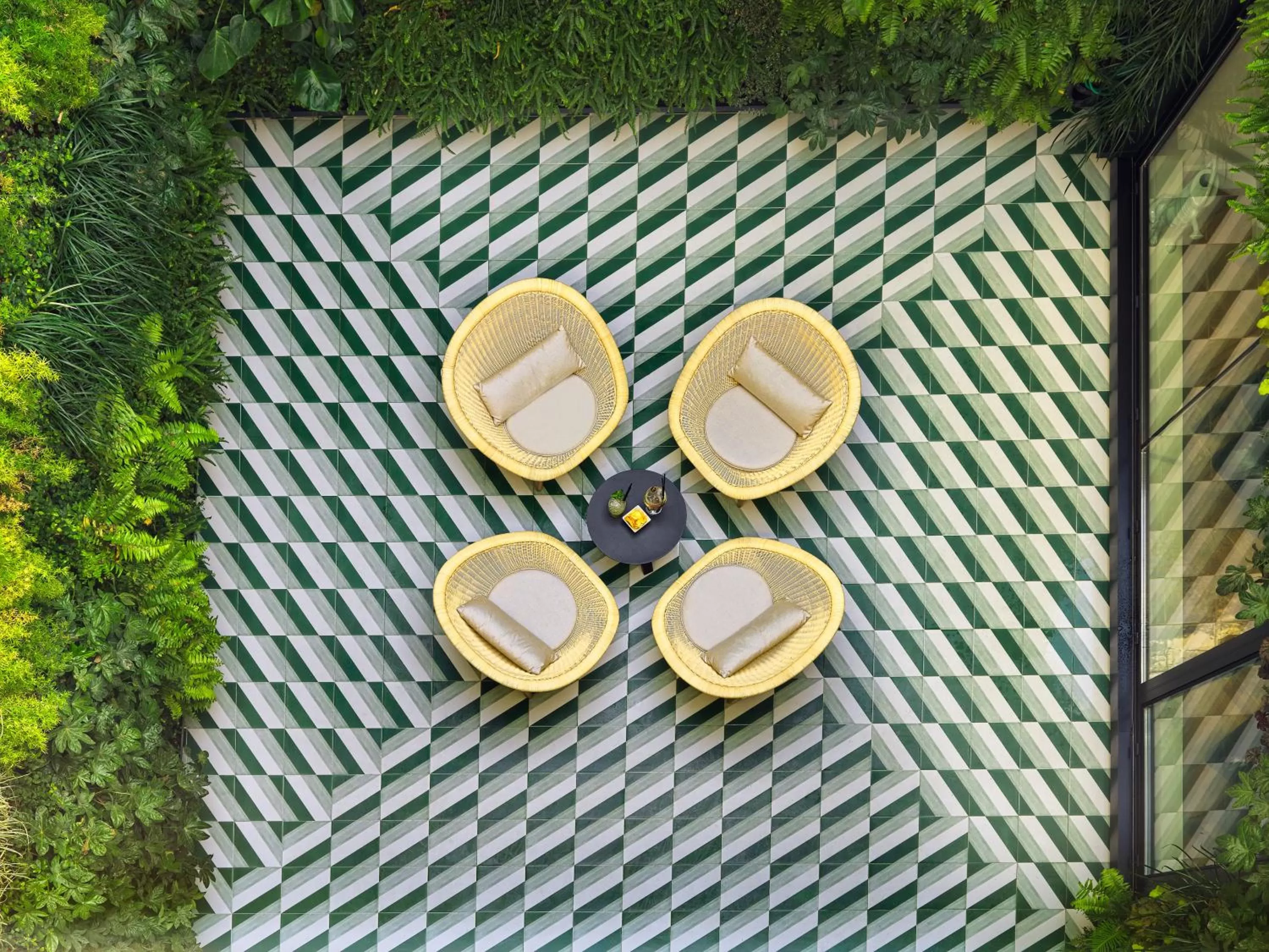 Garden view in H10 Cubik 4* Sup