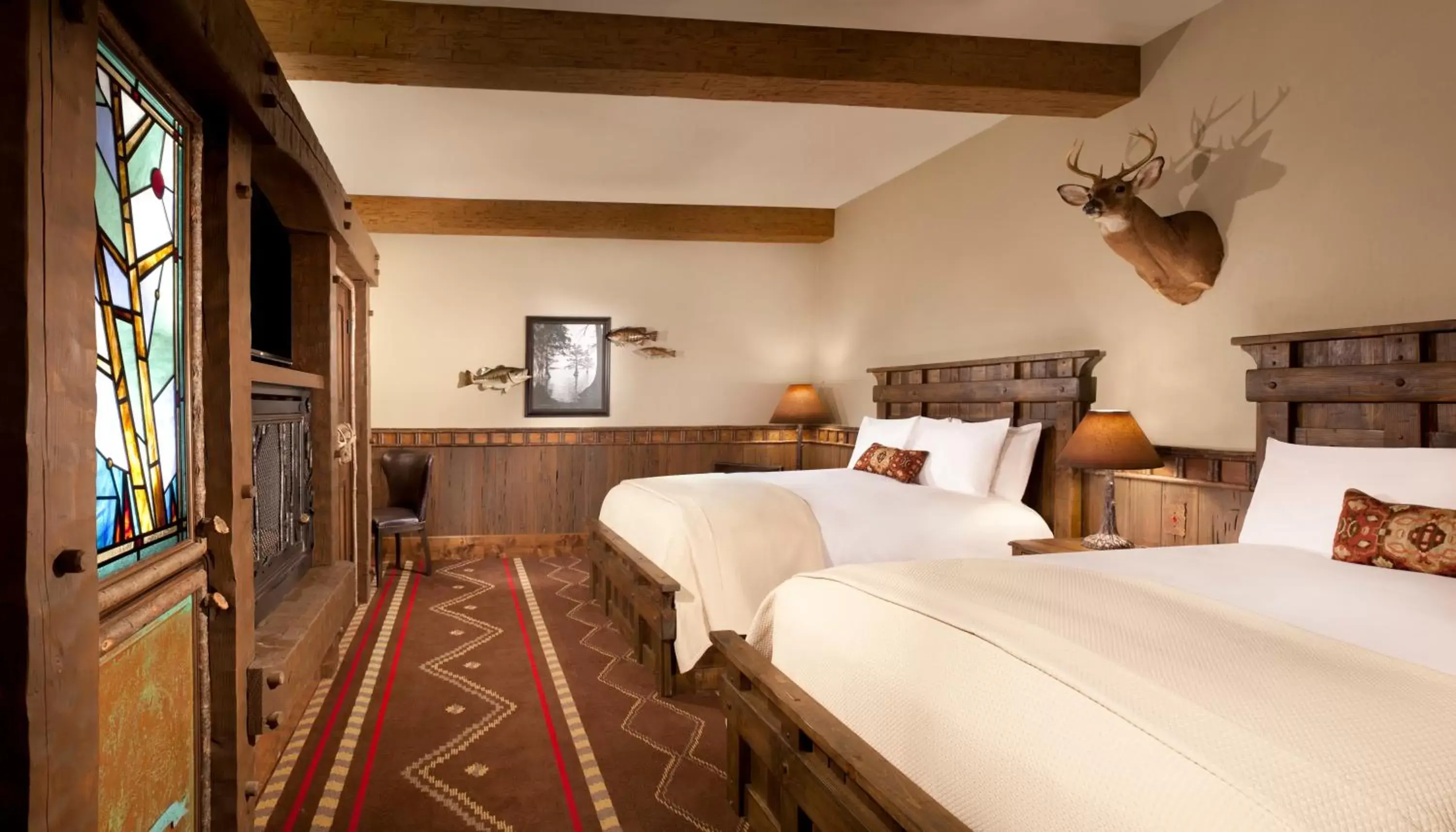 Bed in Big Cypress Lodge