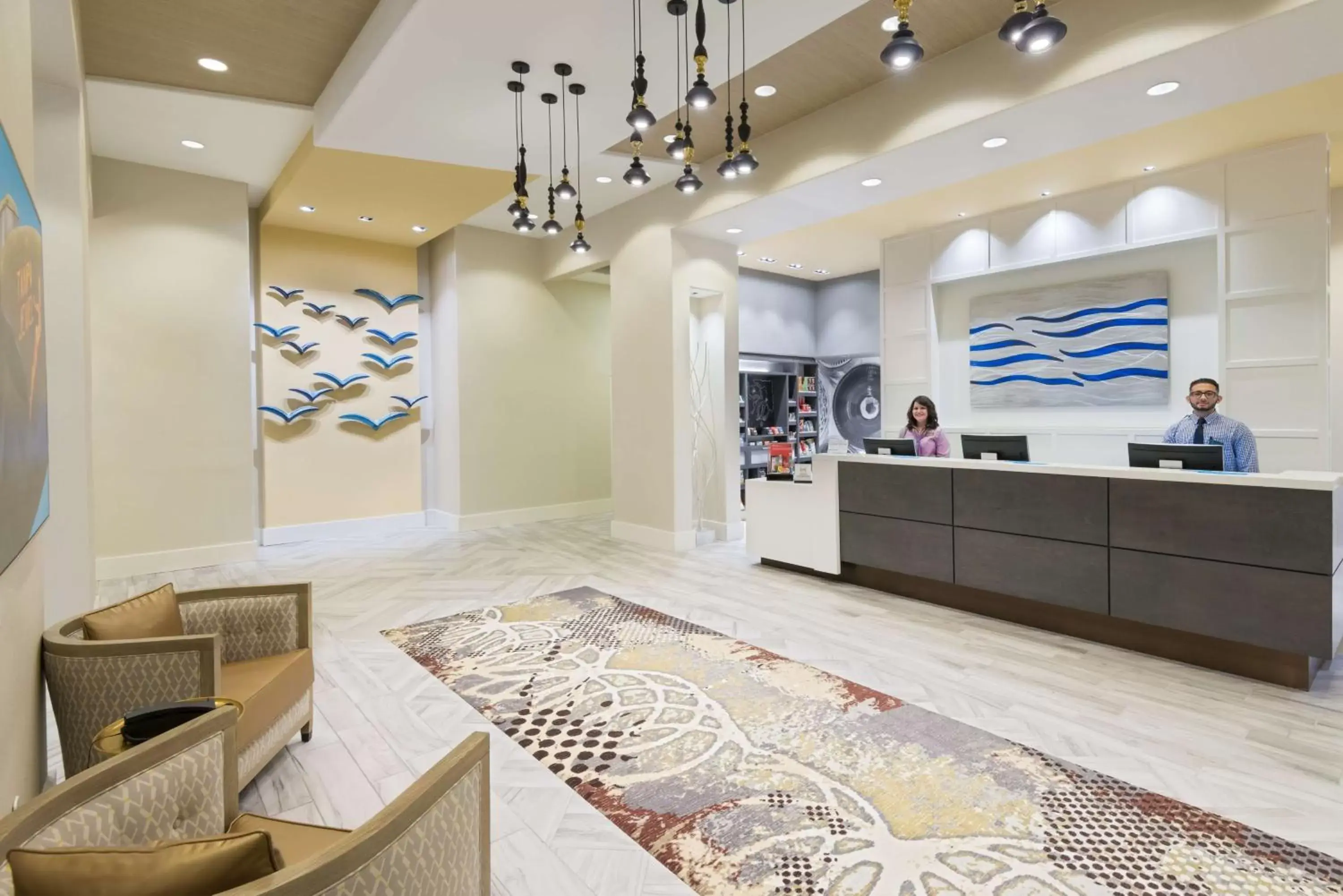 Lobby or reception, Lobby/Reception in Hampton Inn & Suites Tampa Airport Avion Park Westshore