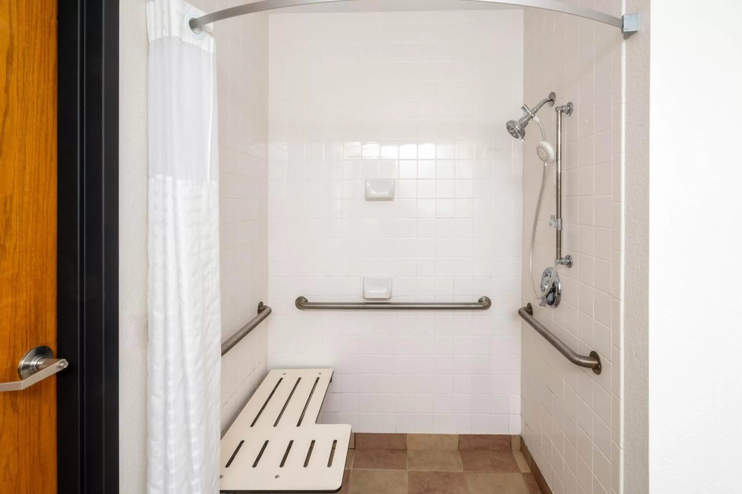 acessibility, Bathroom in Ramada by Wyndham Maggie Valley