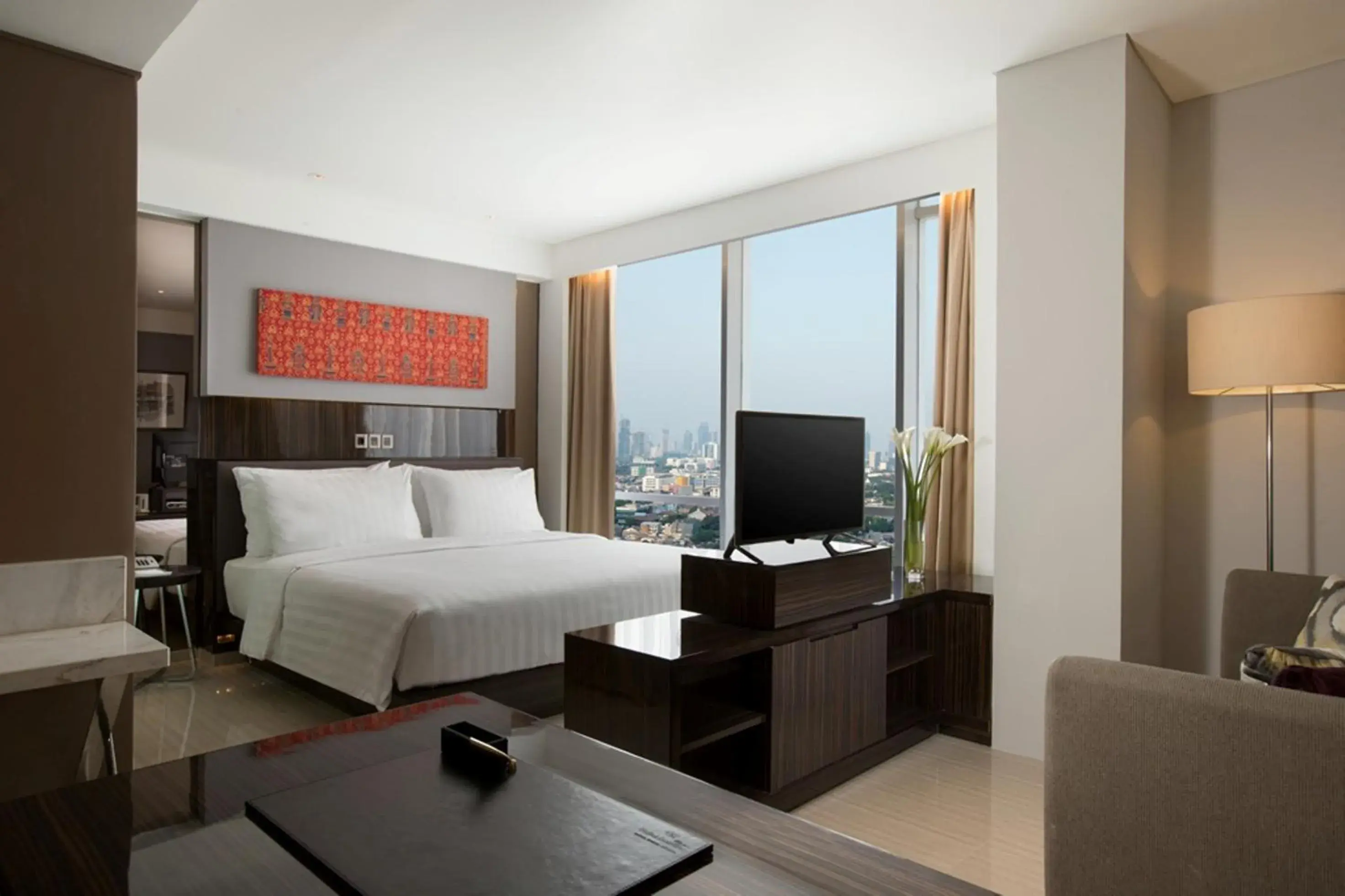 Bed in Hotel Santika Premiere Hayam Wuruk Jakarta