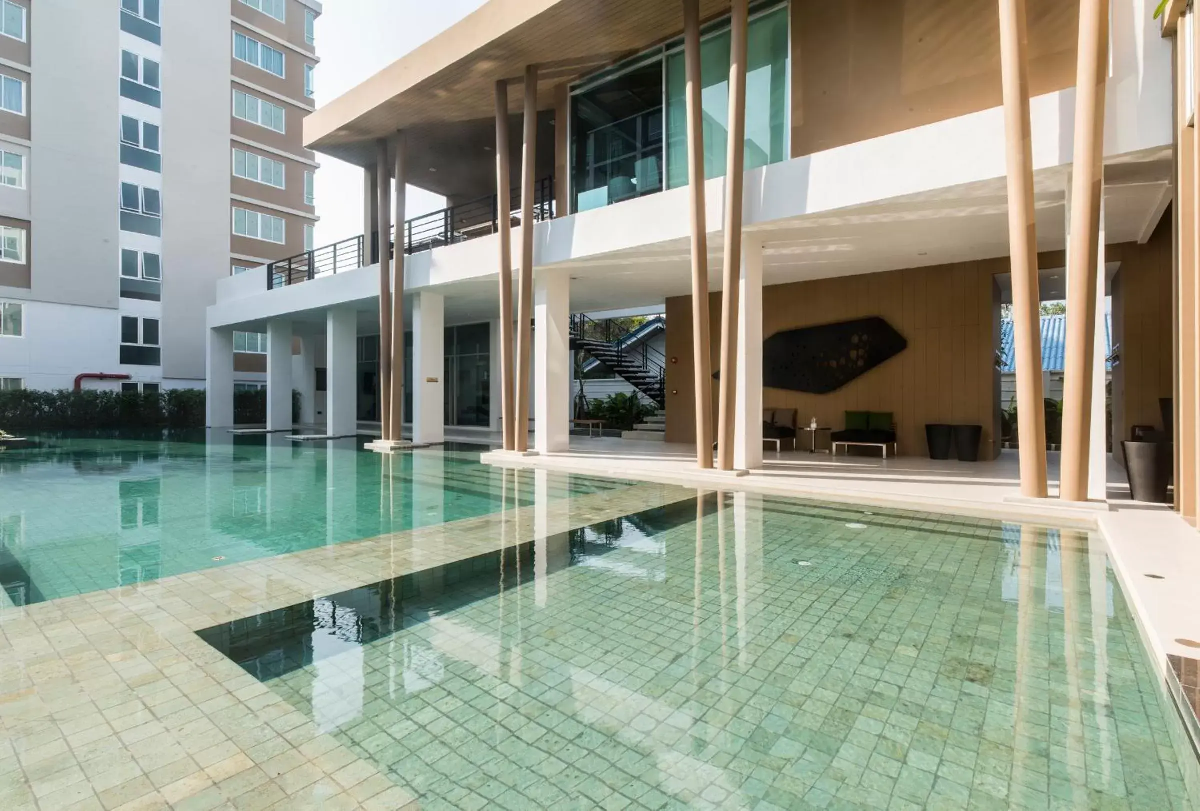 Facade/entrance, Swimming Pool in First Choice Suites SHA Plus Extra