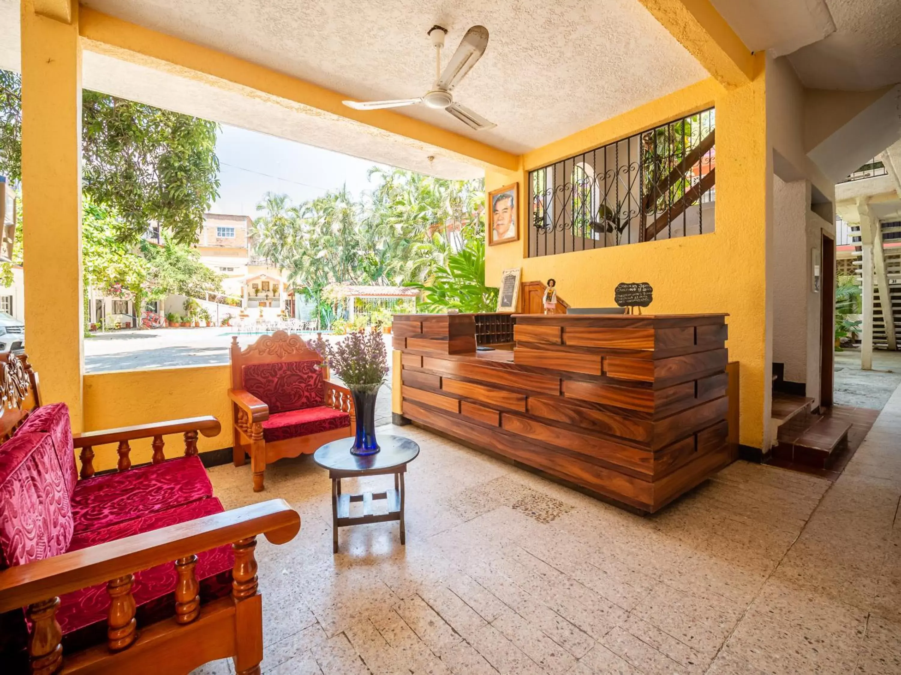 Lobby or reception in Hotel Posada San Jose