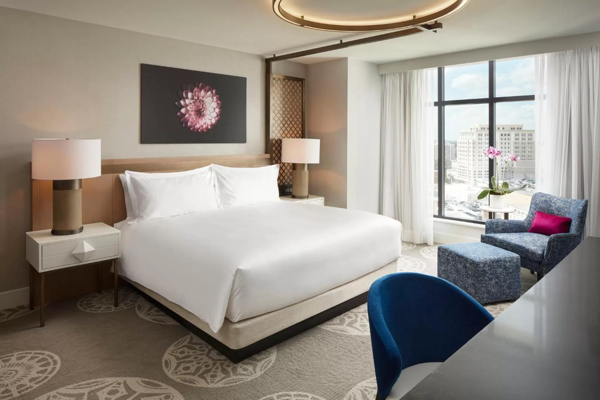 Photo of the whole room, Bed in Loews Coral Gables Hotel