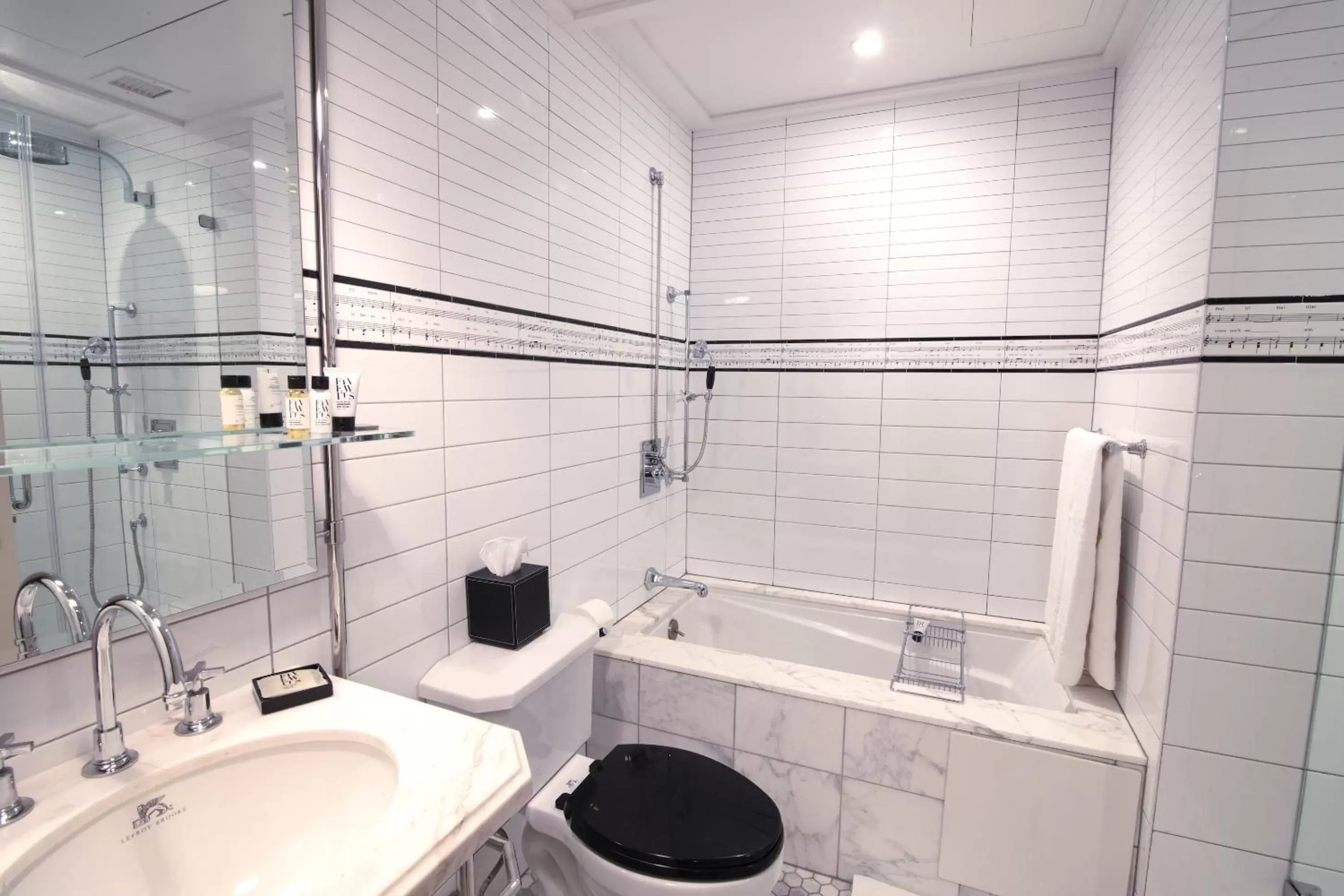 Bathroom in The Evelyn NoMad Bathroom in The Evelyn NoMad