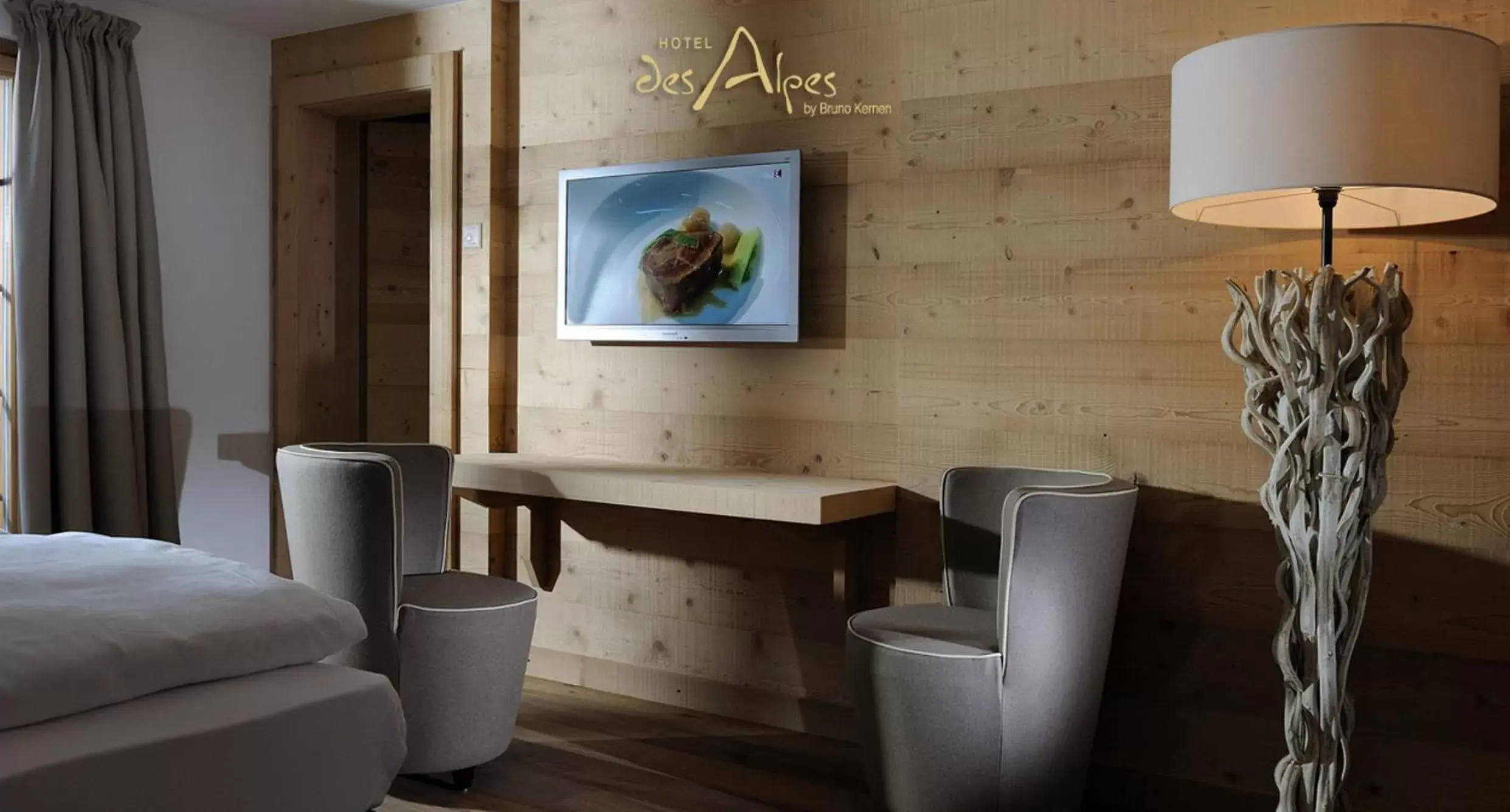 Decorative detail, Lounge/Bar in Hotel des Alpes Superieur