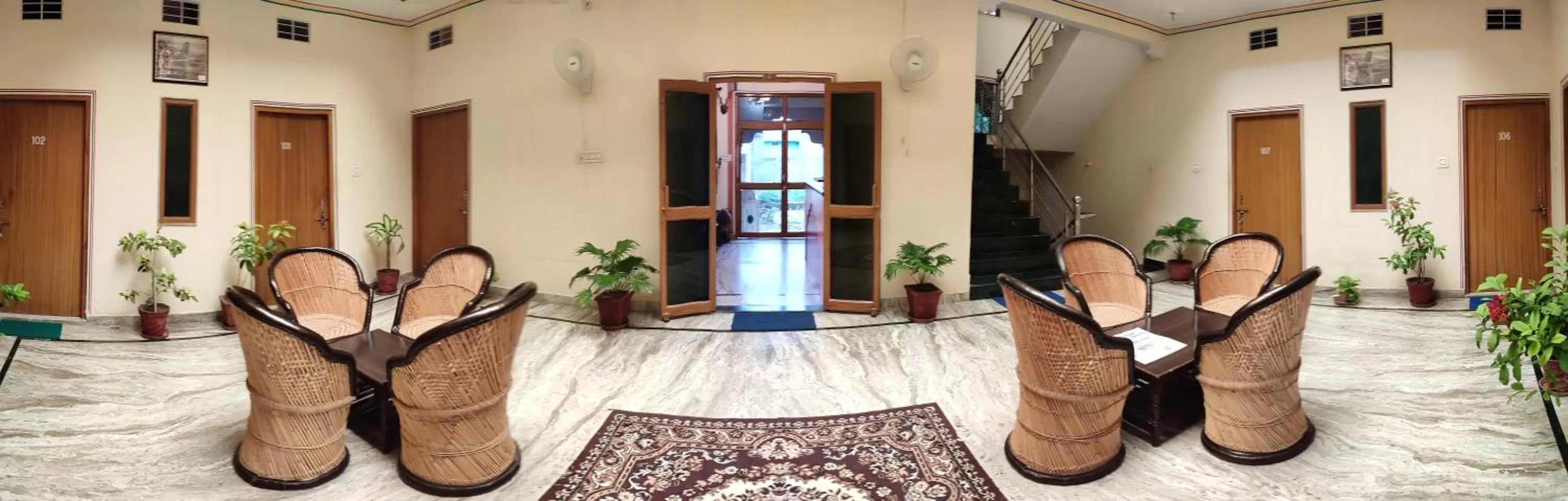 Lobby or reception in Hotel Tiger Haveli