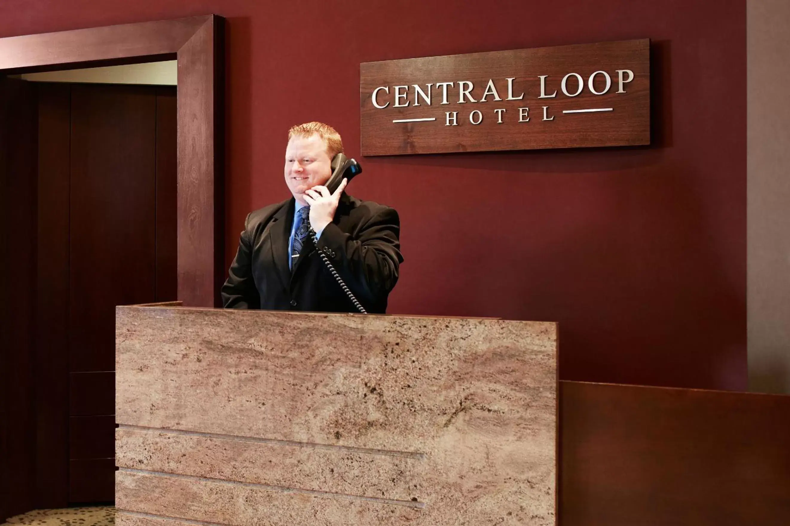 Property logo or sign, Lobby/Reception in Central Loop Hotel