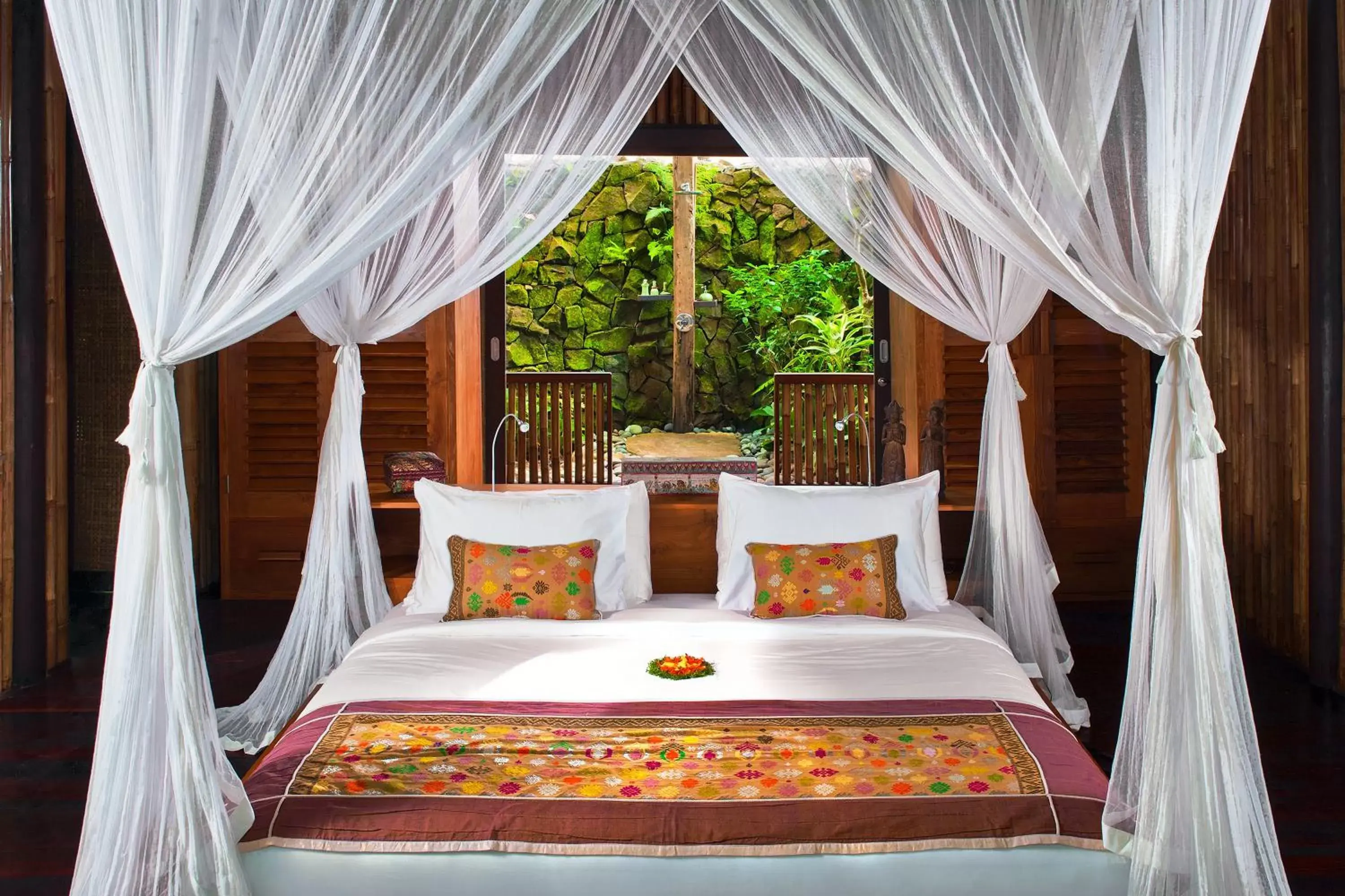 Bed in Fivelements Retreat Bali