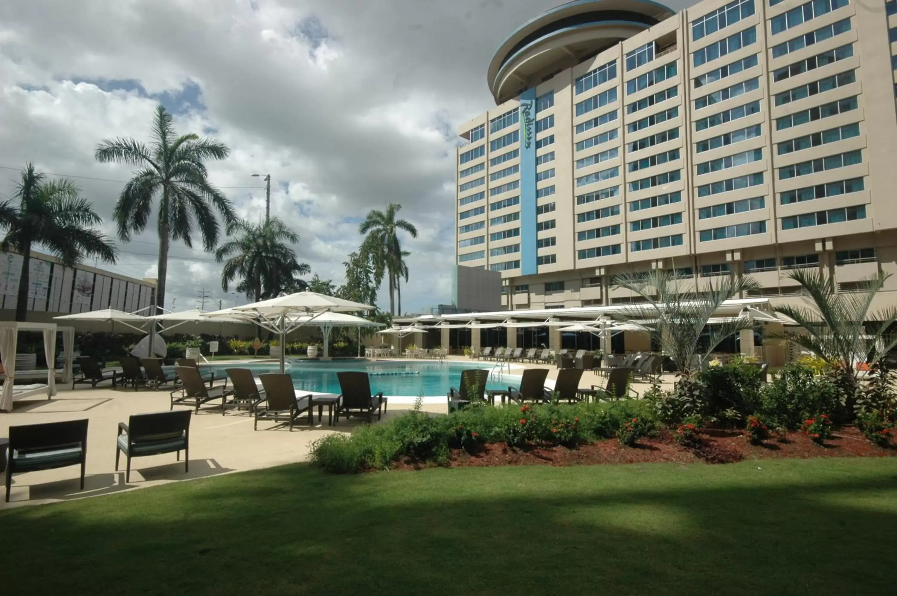 Property building, Swimming Pool in Radisson Hotel Trinidad