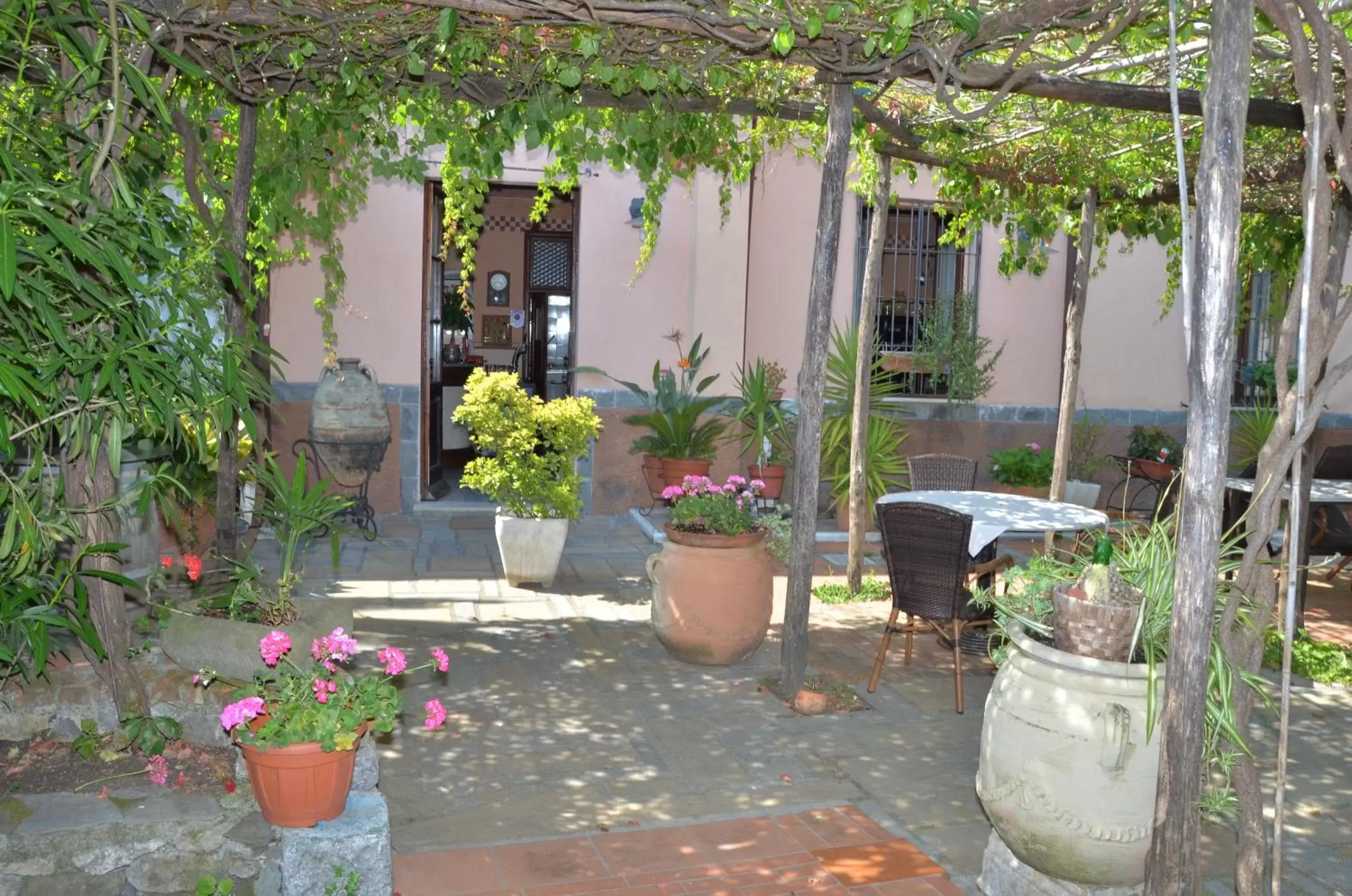 Patio in Locanda Dal Moccia