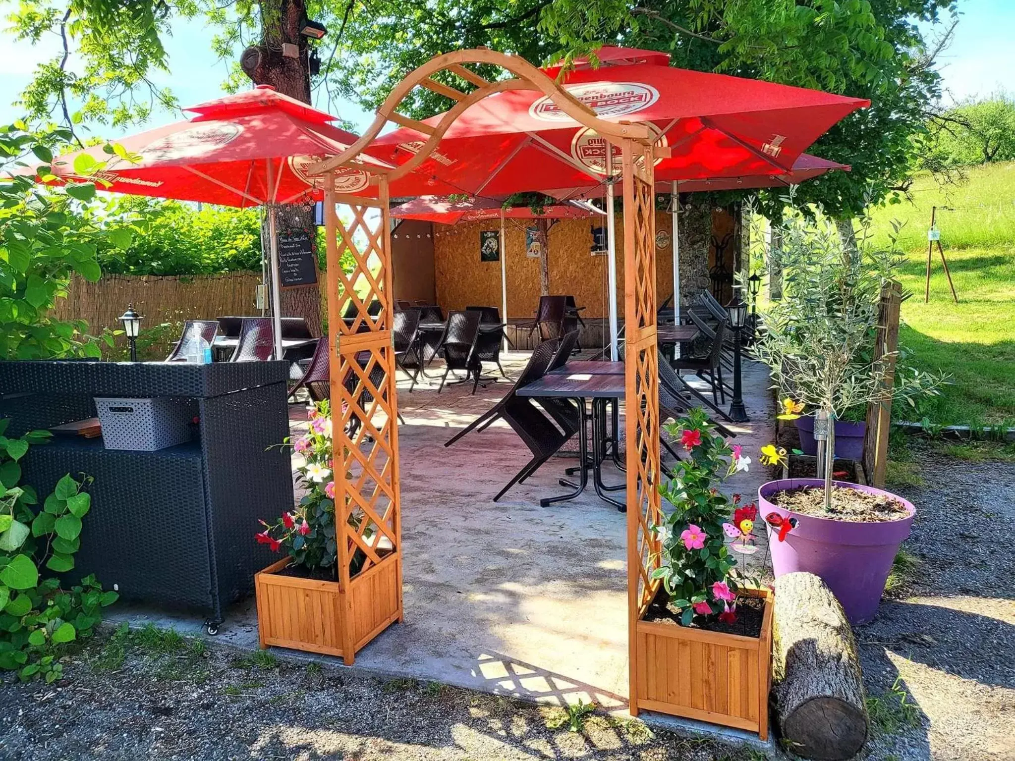 BBQ Facilities in hotel de la gare