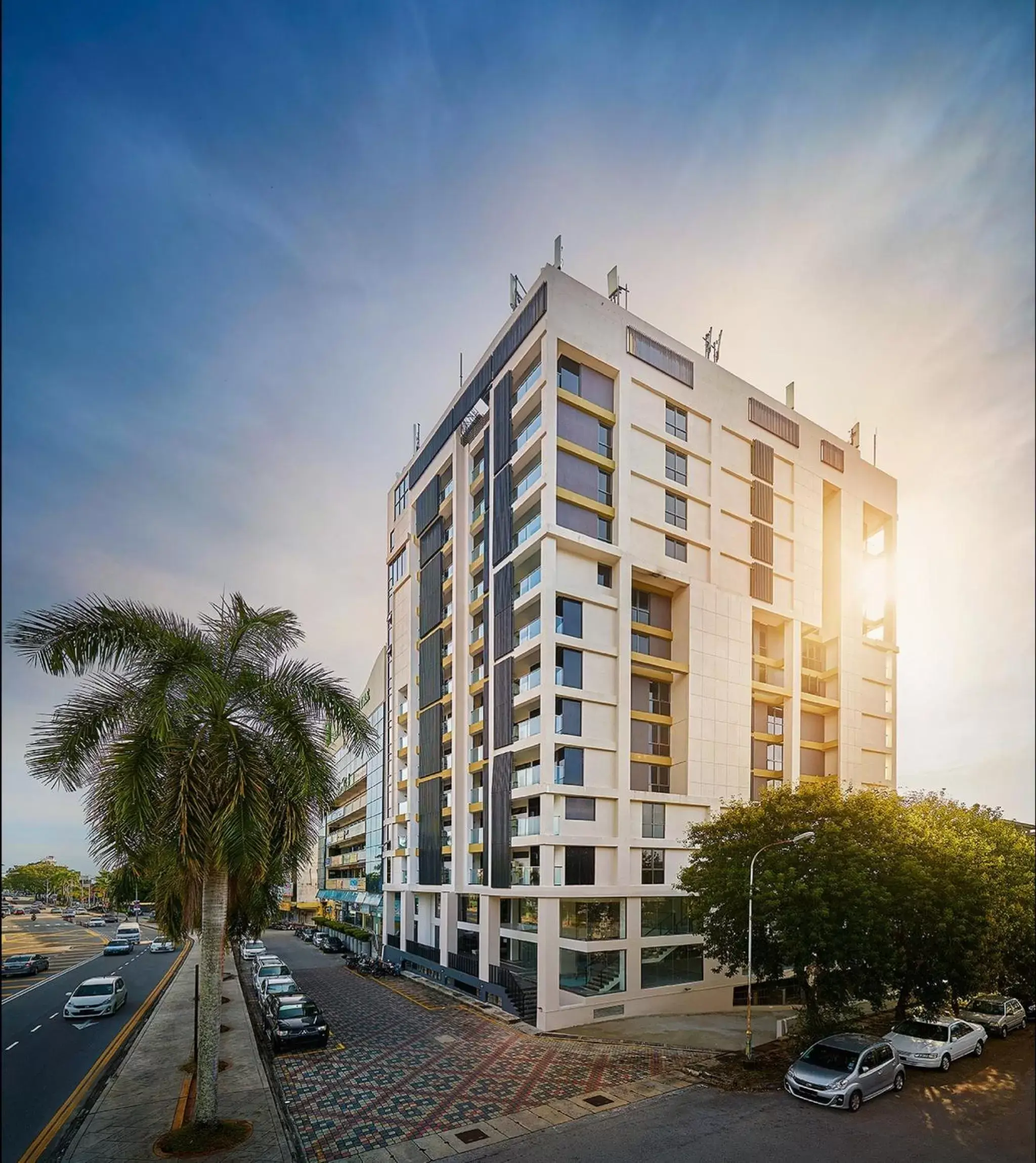 Facade/entrance in Tropics Eight Suites