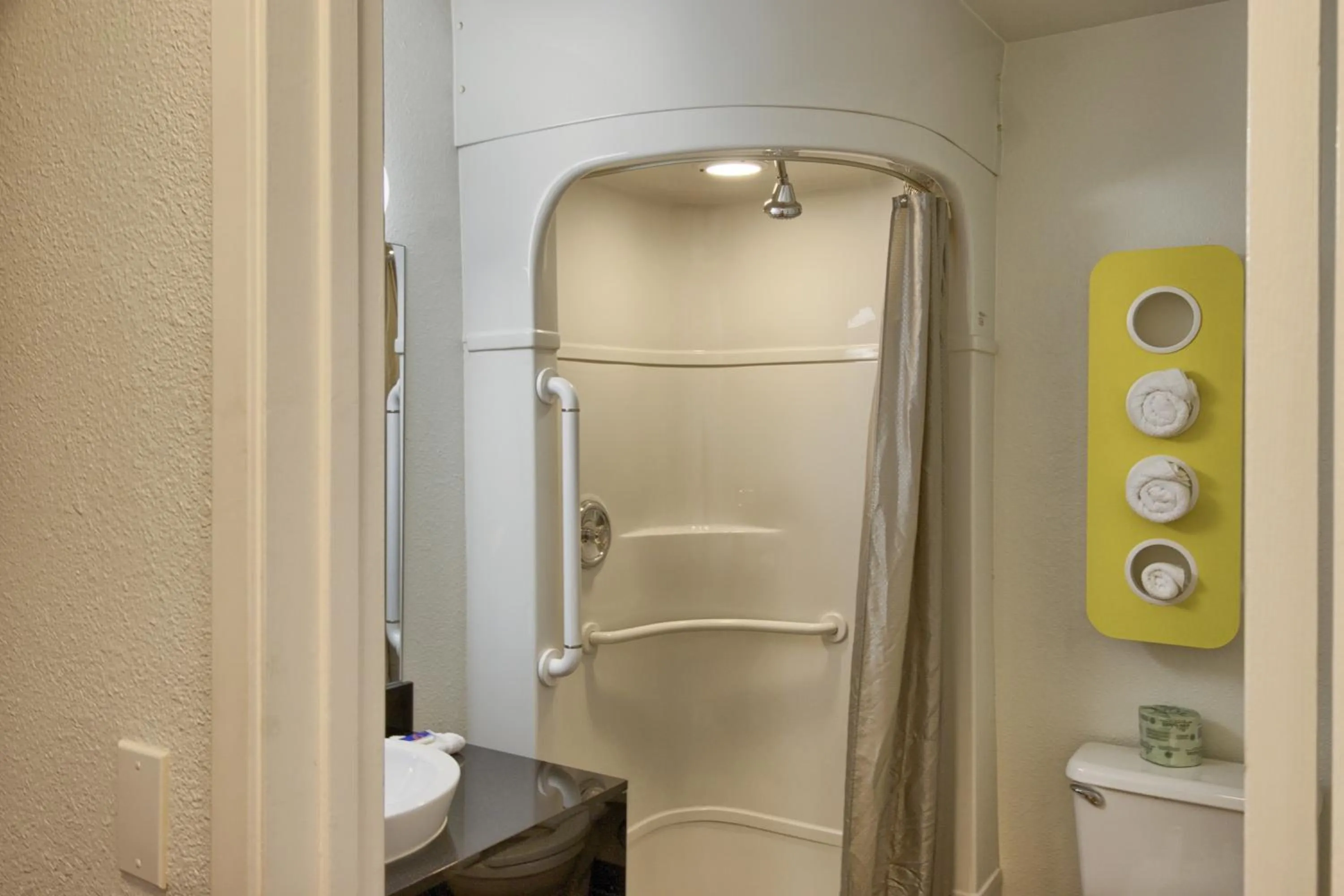 Bathroom in Motel 6-Everett, WA - North