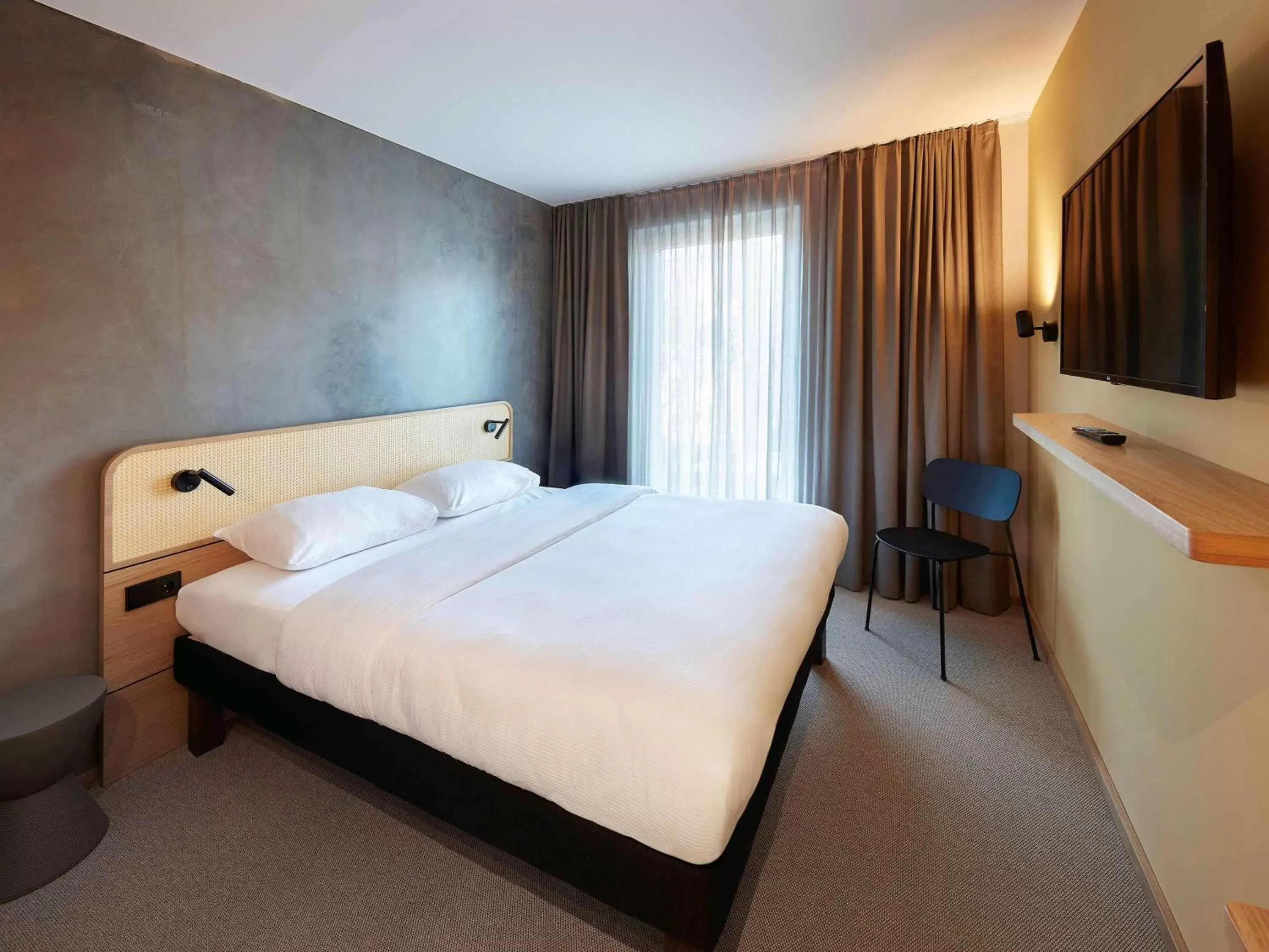 Bedroom, Bed in ibis Styles Bayreuth